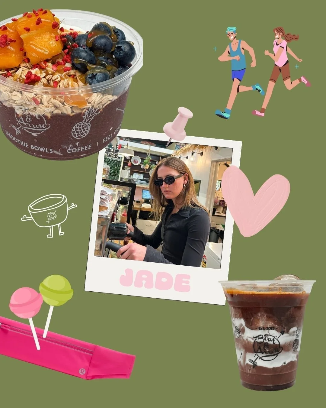 Top Team Picks... we asked our team to share their new menu faves as well as their best health hack for summer!

JADE 💥 last but definitely not least we have Jade, another superstar to jump back behind the tools for the holidays (when shes not out r