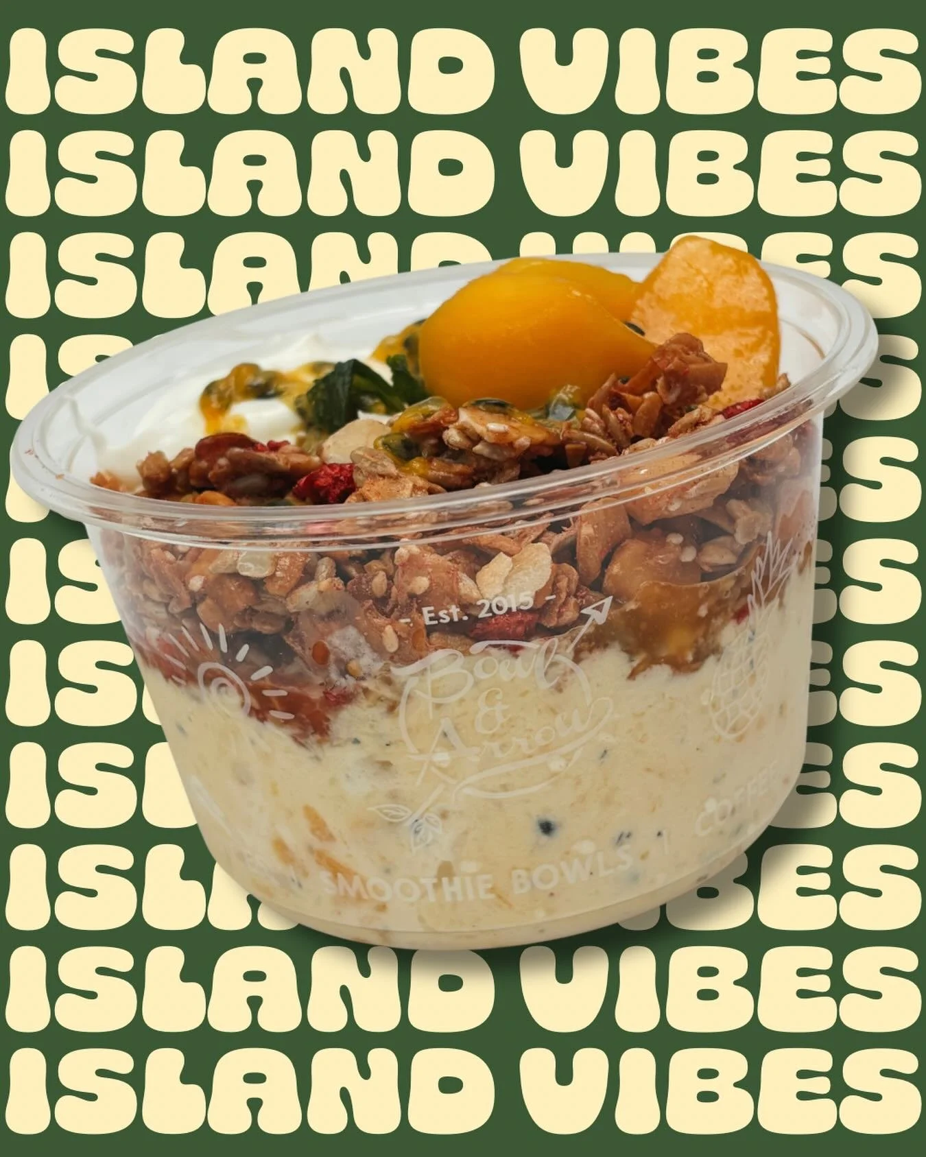 Pi&ntilde;a Colada but make it healthy 🍍 all the best tropical fruits mixed with coconut, and topped with a crunch. Dairy free but flavour full, the perfect summer breakfast 🌞 #smoothiebowls #healthybreakfast #smoothie #islandvibes