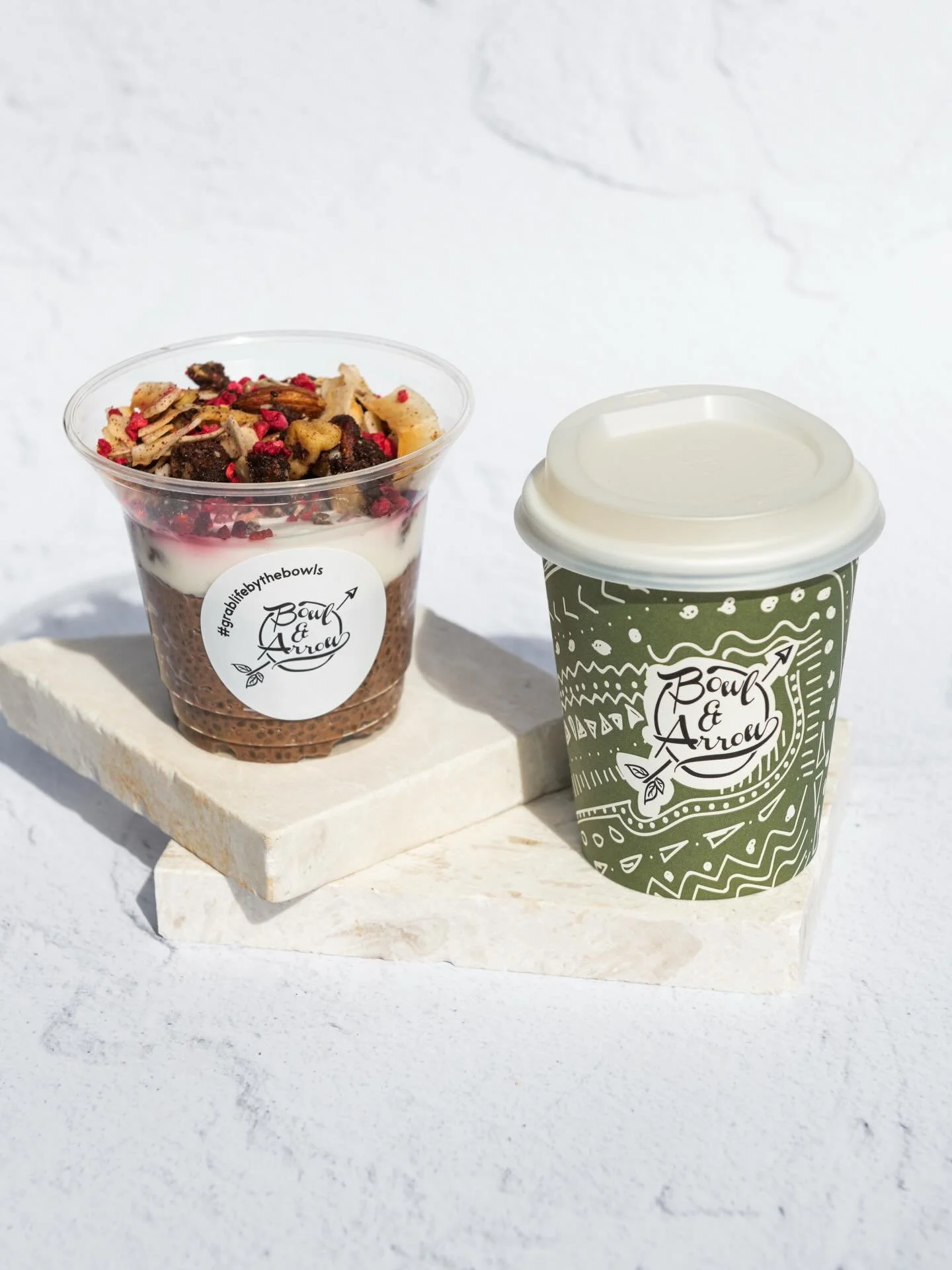 Consider your Monday made&hellip; Any of our chia or oat breakfast cups + a small size coffee for just $10! What a treat ❤️