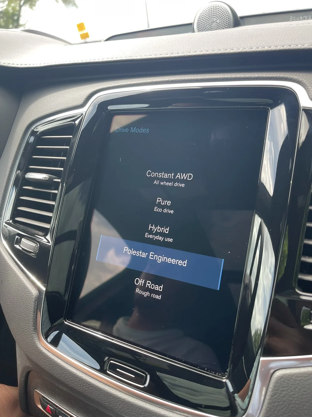 Drive Mode Settings