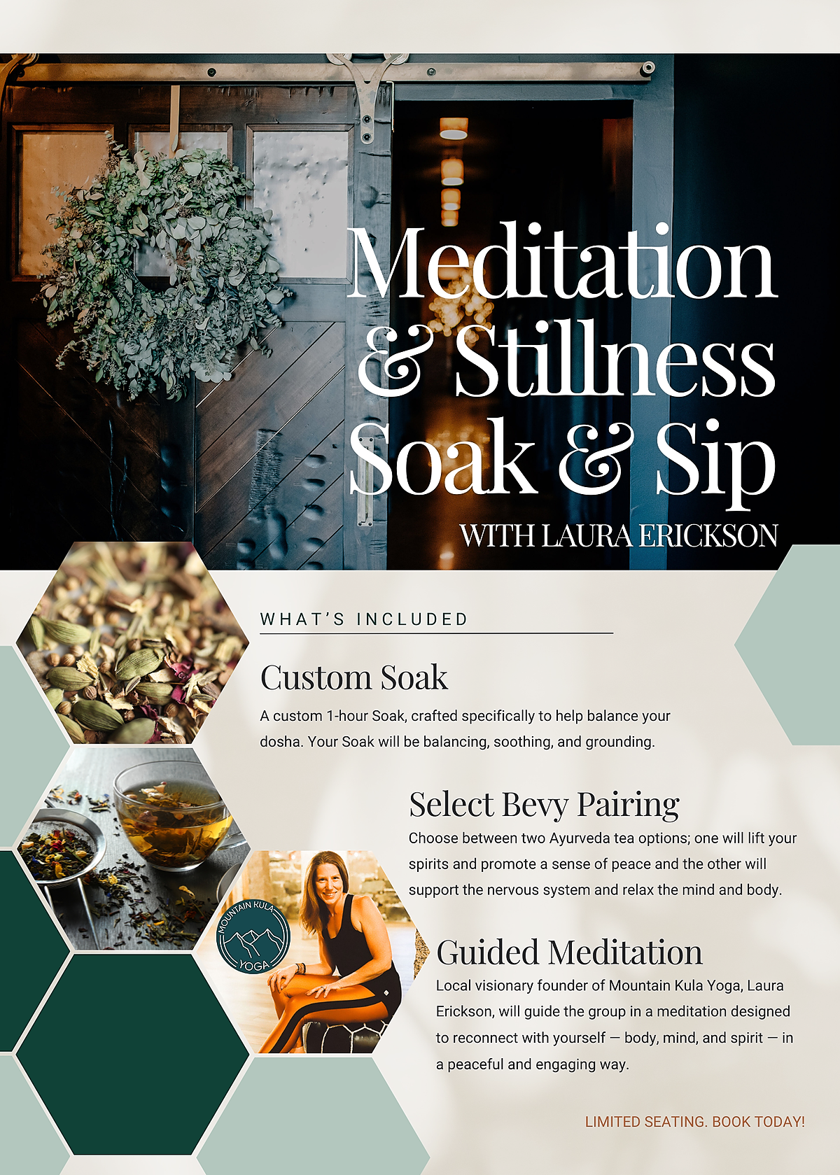 Mediation & Stillness 3 part series at the Soaking Pot w/ Laura Erickson