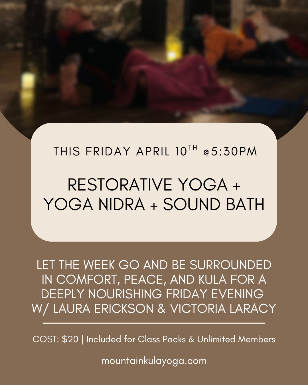 SoundBath+Restorative Yoga+Yoga Nidra 