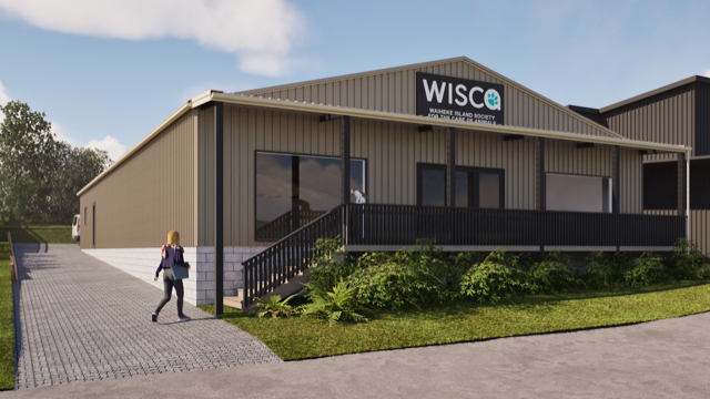Artist's impression of the new WISCA building in Ostend.