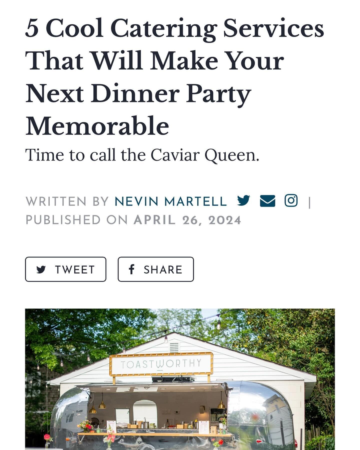 The Cocktail Gurus, we&rsquo;re blushing 🥰 

Thank you @washingtonianmag and @nevinmartell for featuring Toastworthy. Can&rsquo;t wait to toast with you this summer 🧡☀️

#CraftCocktails #MobileBar #EventCatering #Mixology #MobileBarService #Creativ