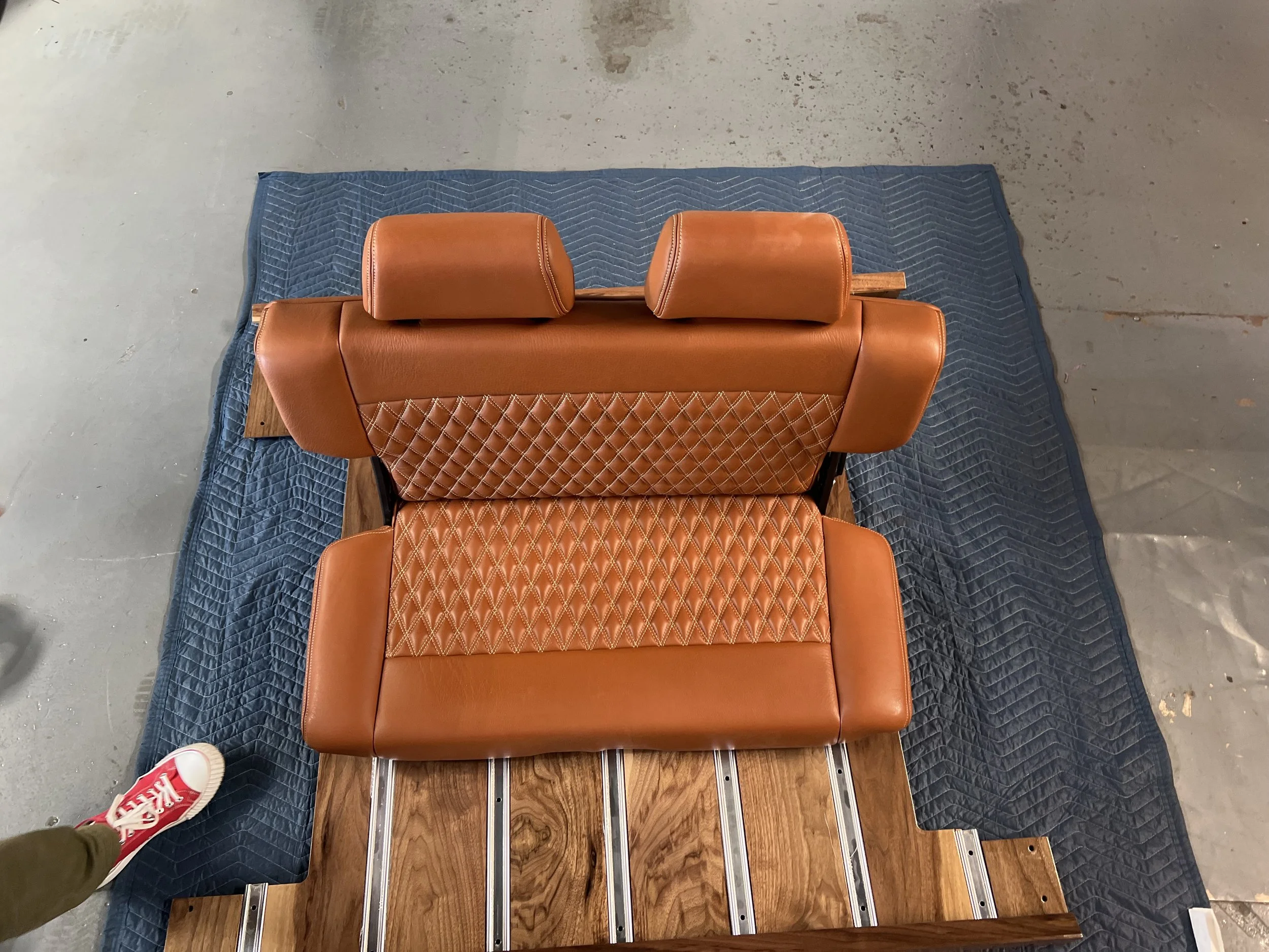 Goes great with the Carmel leather 