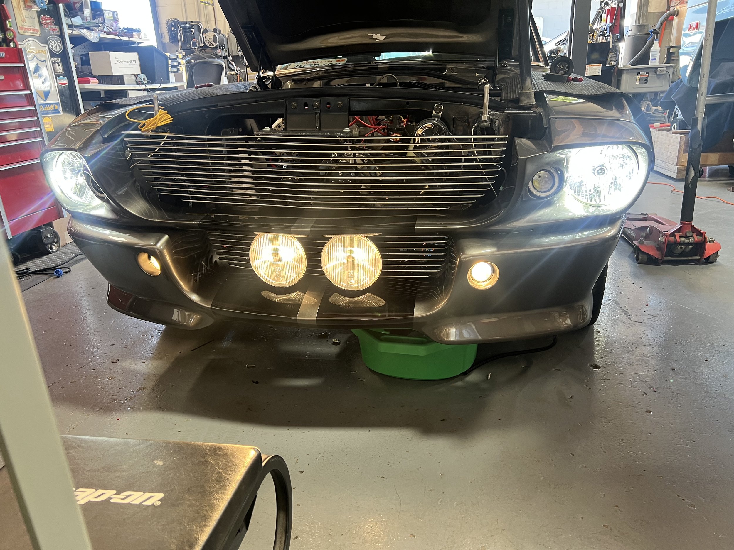 Testing the lights, relays and making sure those turn signals work. 