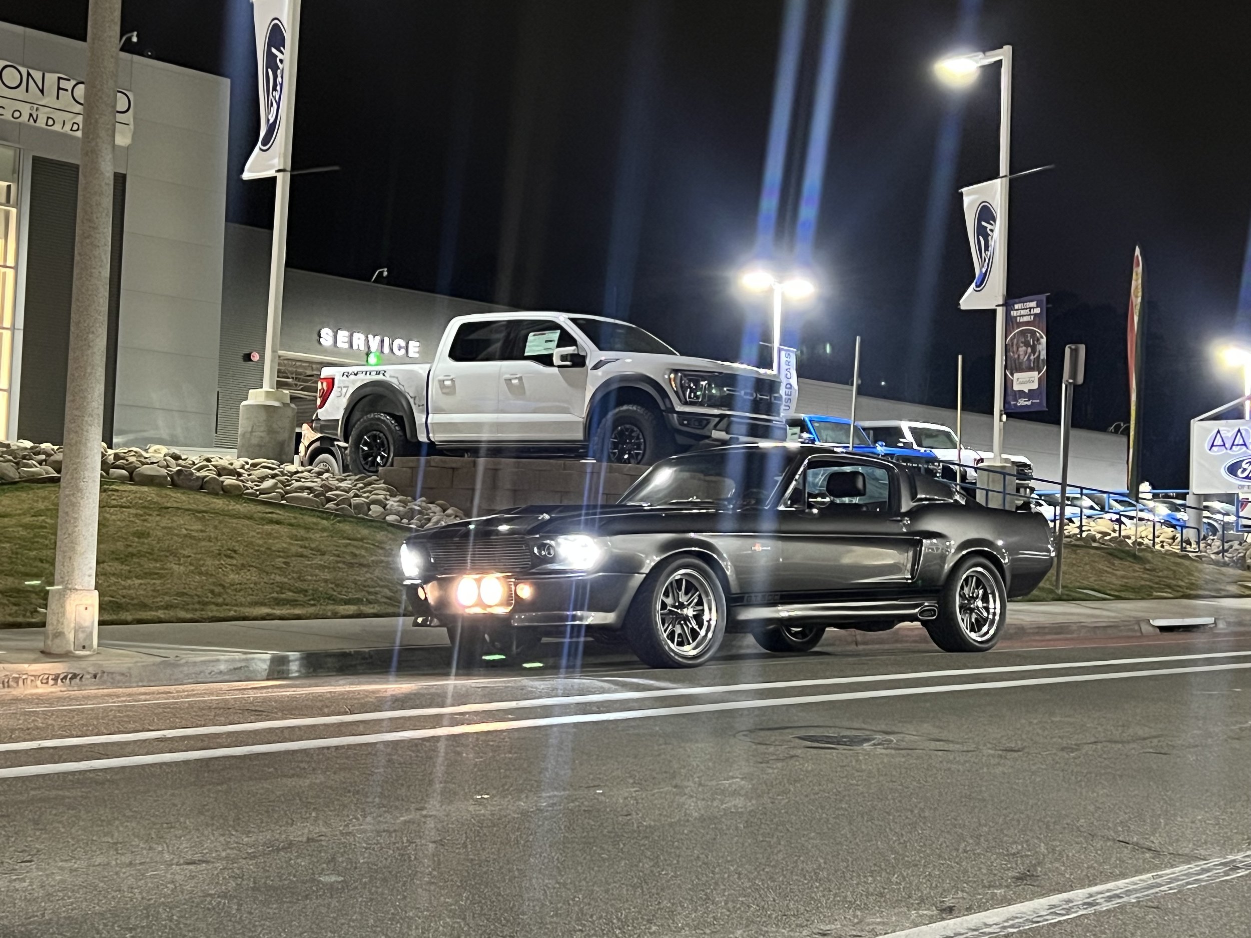 Aaron ford loves getting classic fords right out front