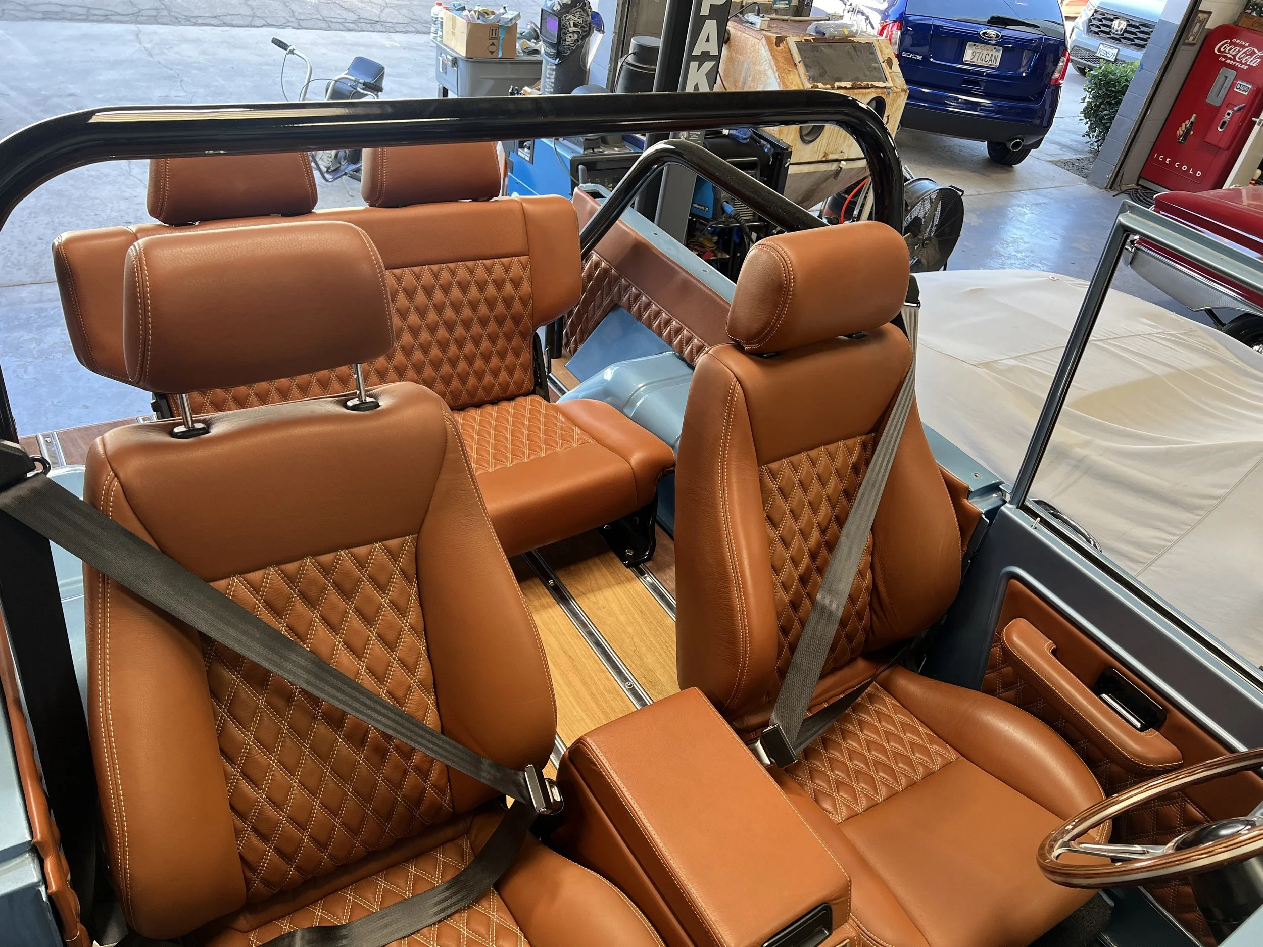The special surprise pops out here, when the wheel tubs are painted body color vs just getting carpet it really does add a level of class and elegance