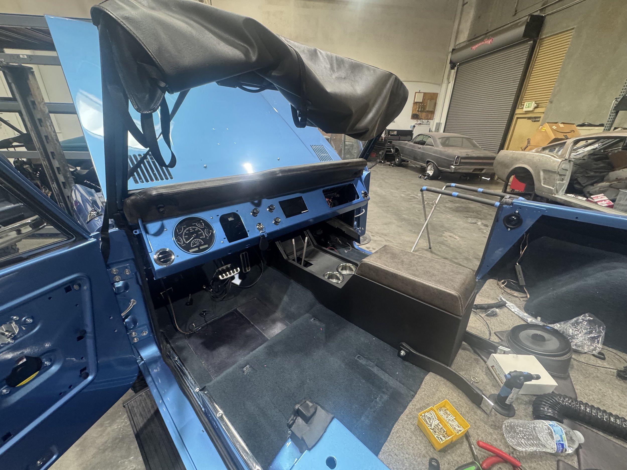 Upgrading to our signature tilted dash, touch screen and audio system