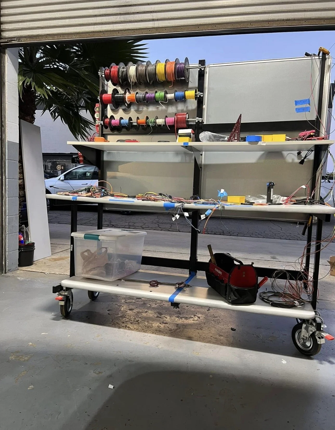 Having an electrical desk set up with a variety of sizes and colors help us put what you need in the harness. From LED, HEI, Fuel Conversions, Power Windows, Aftermarket Audio, Amp steps, Various Gauges, we can handle your needs.