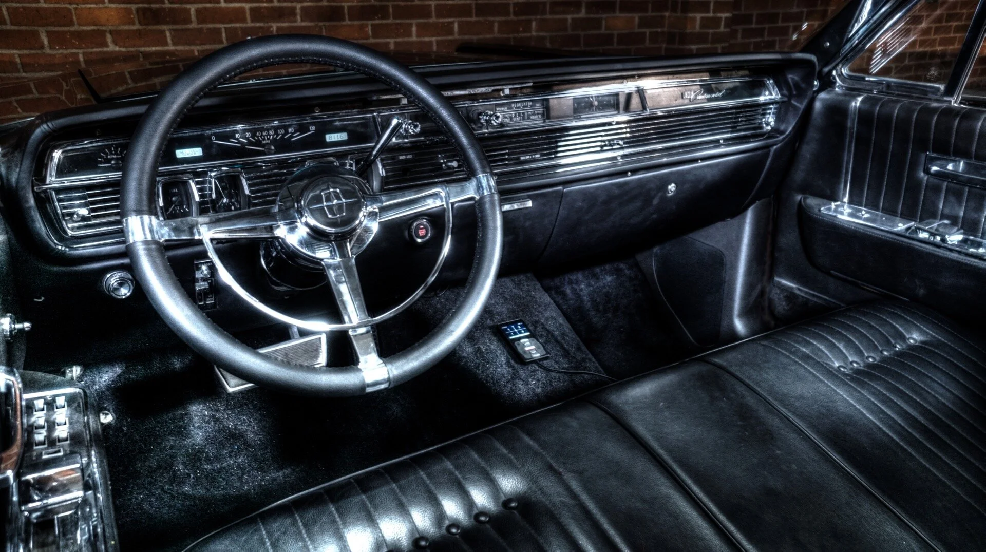 Custom Interior featuring Dakota Digital Gauges, Restored Air, Air Ride Controller Package.