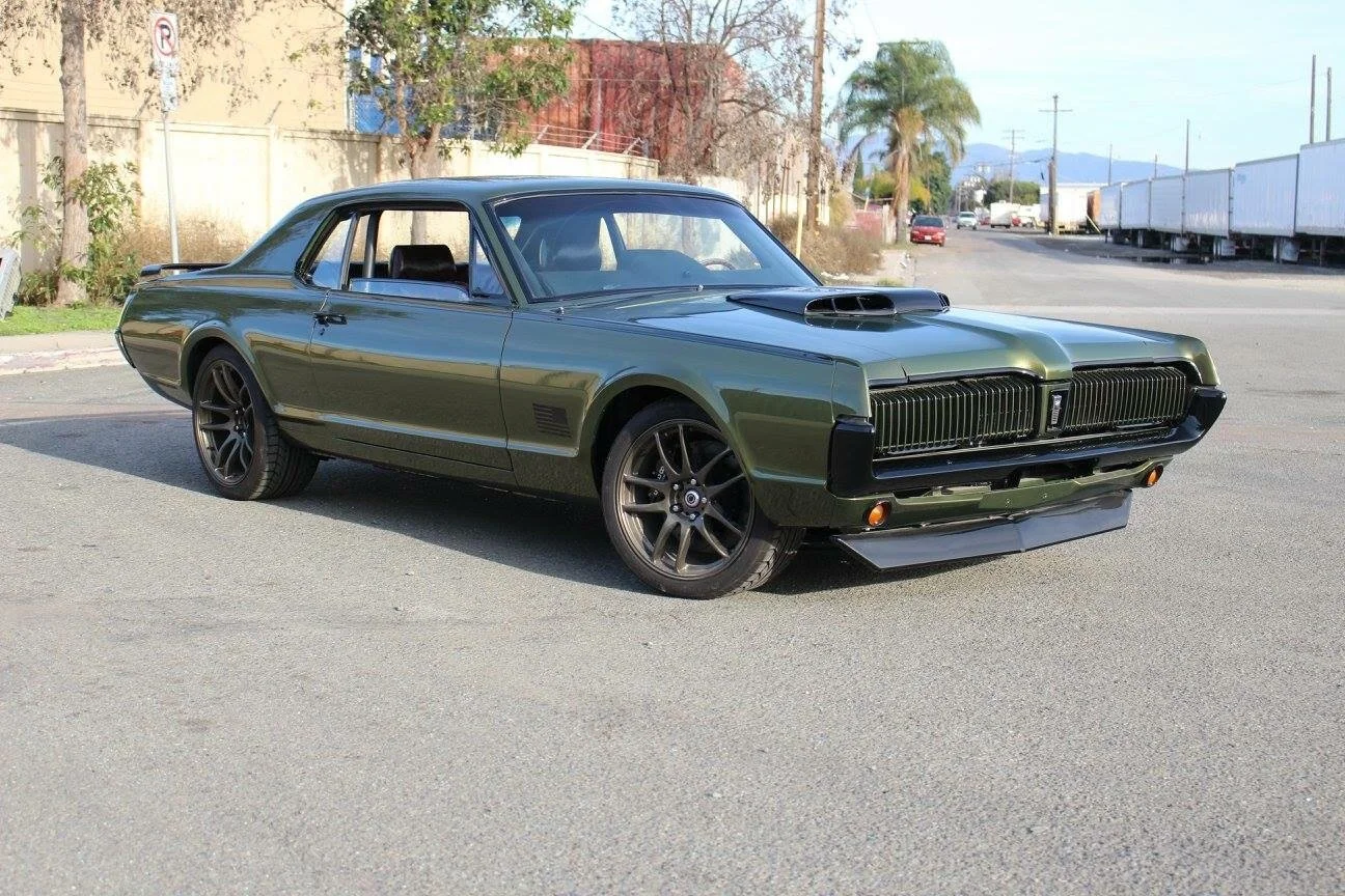 Olive Gold Denim Green & Tuxedo Black 67 Cougar Custom 