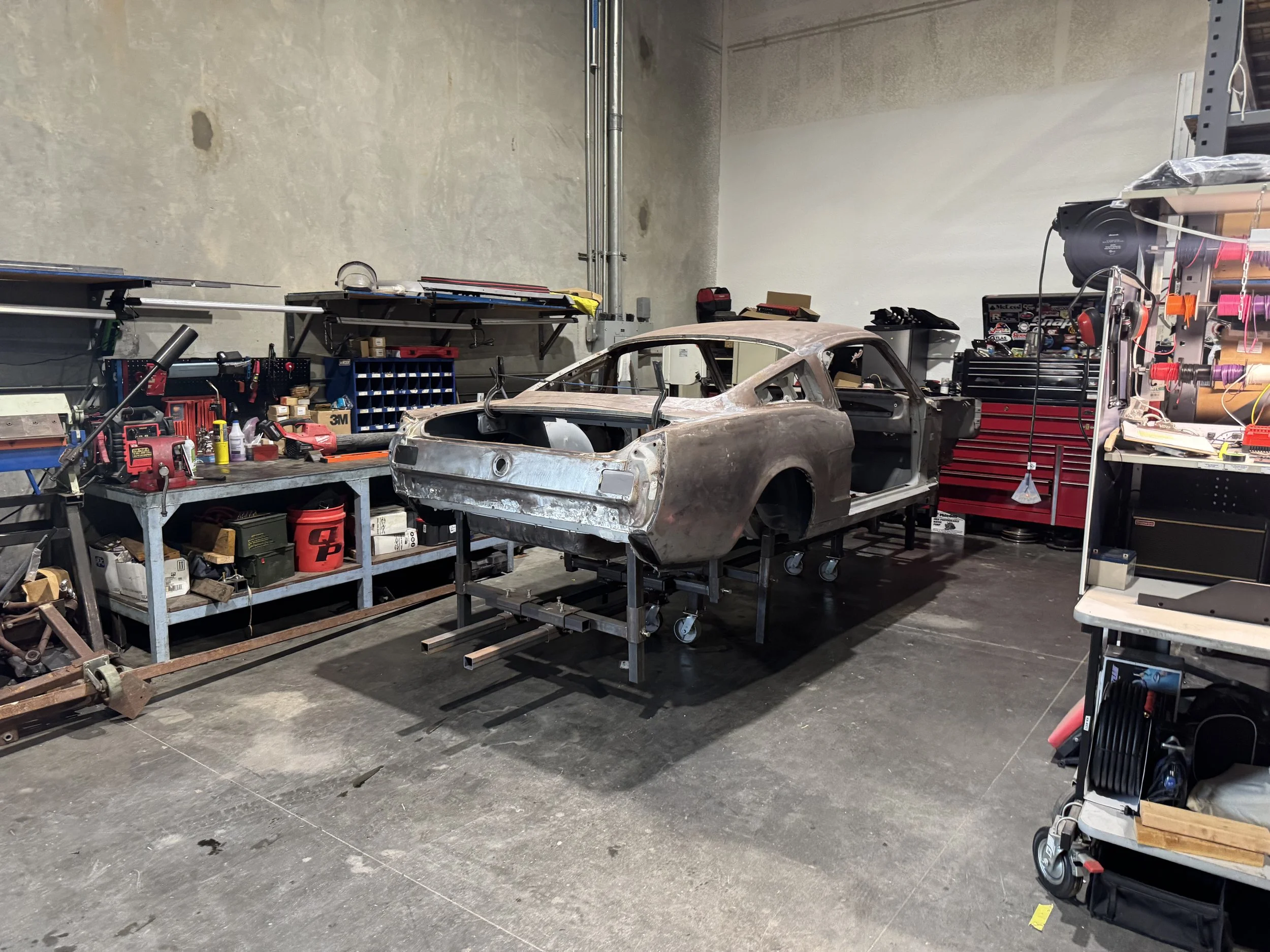 We strip our builds down to bare metal, and tackle rust repair first, after that we go into modifications, flairs, scoops, wide body, body kits, nows the time to lay those things out, how they mount, and flow. 