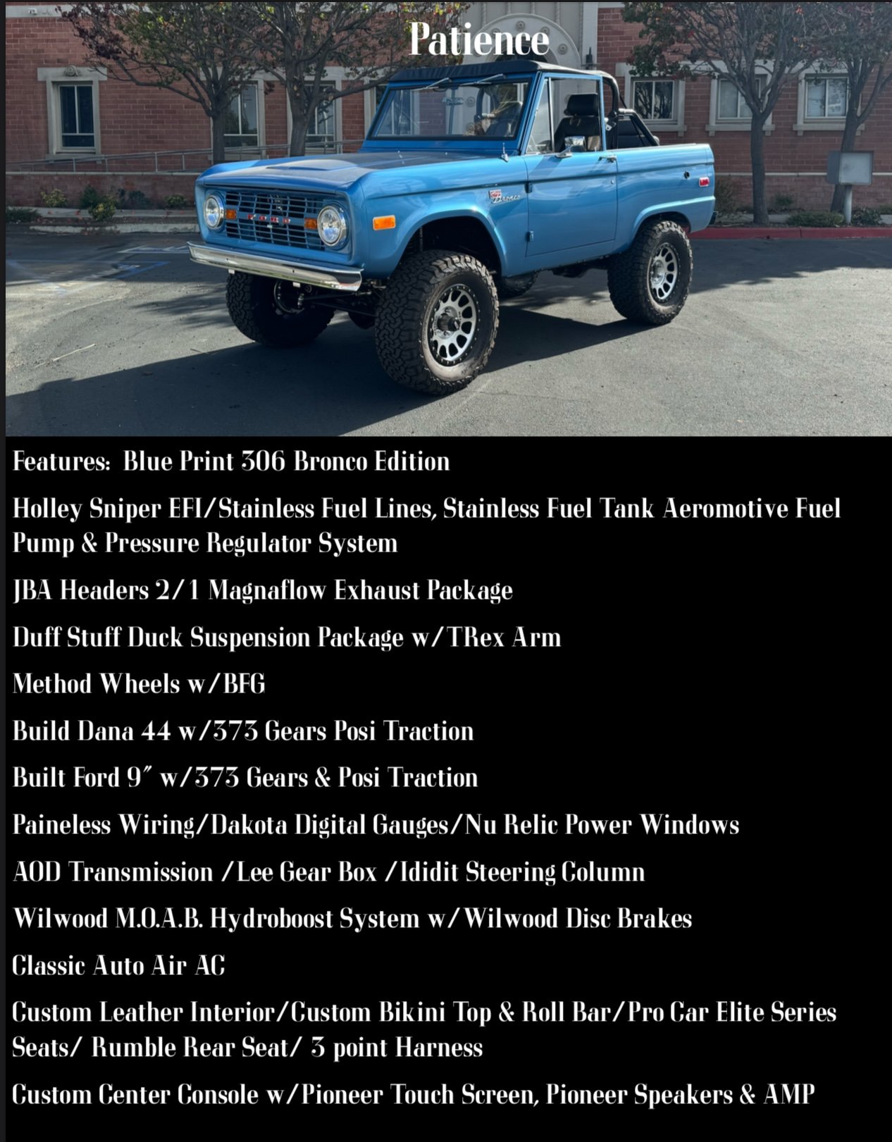 Spec Sheet