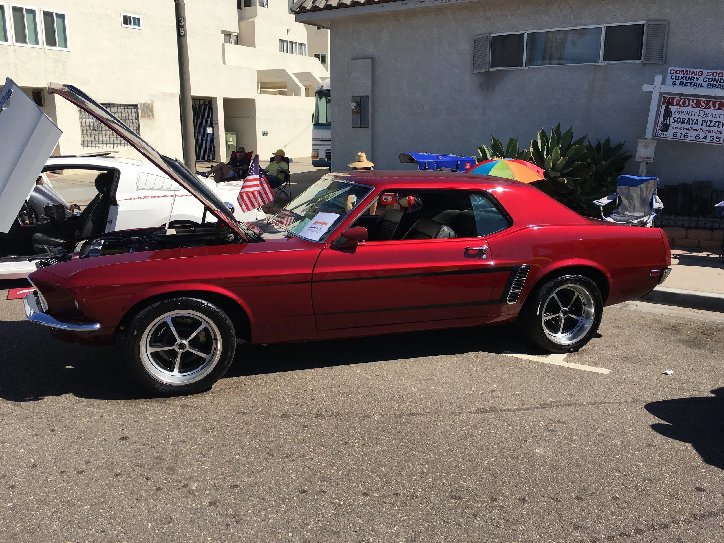 69 Ruby Red Mustang
