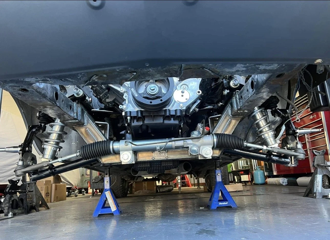 Heidts Pro G easily handles your Coyote Swap Needs