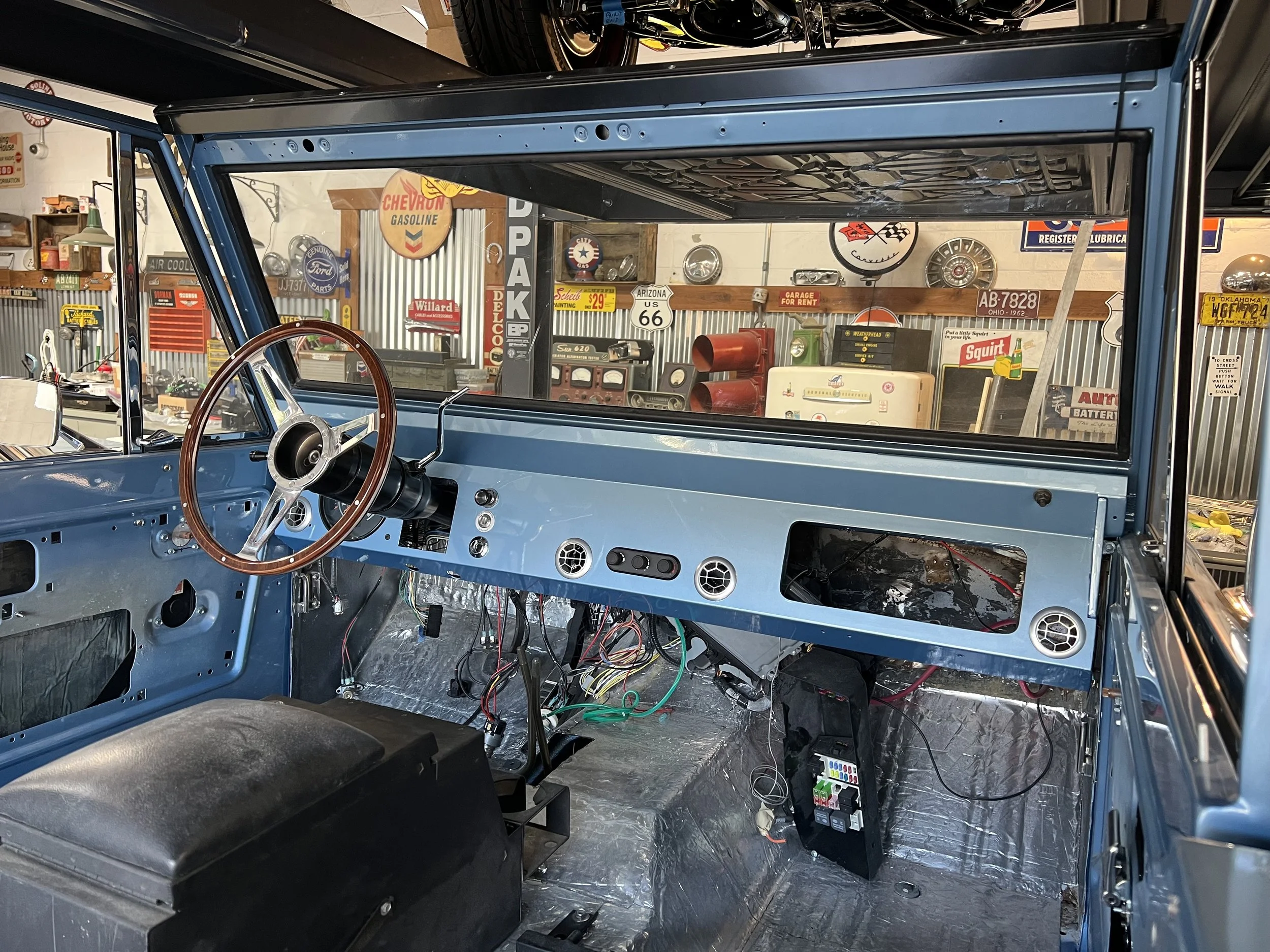 Test fit of the dash