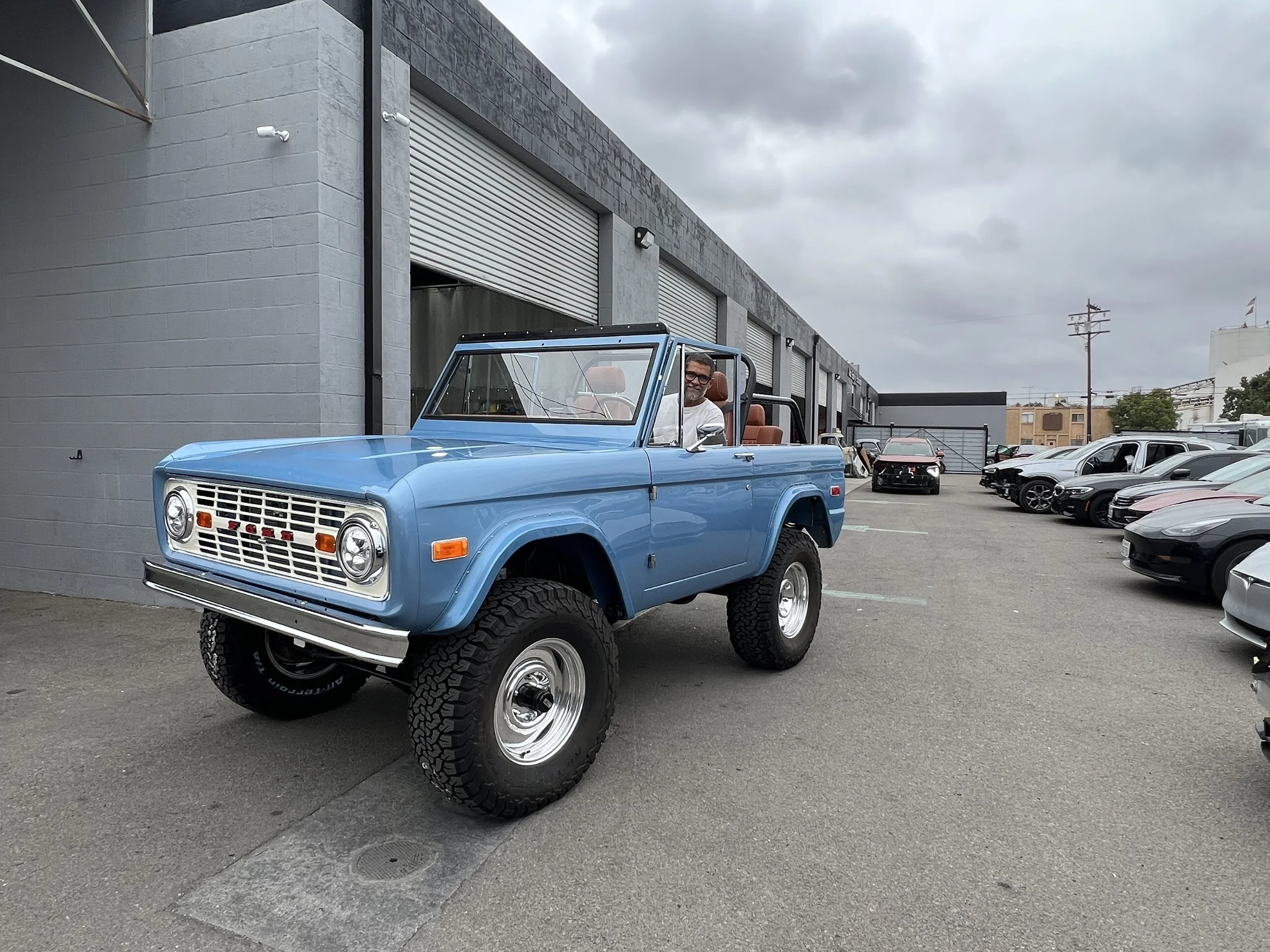 Client drove down to do a first test drive, and was so happy with it.  Then we had more work to do 