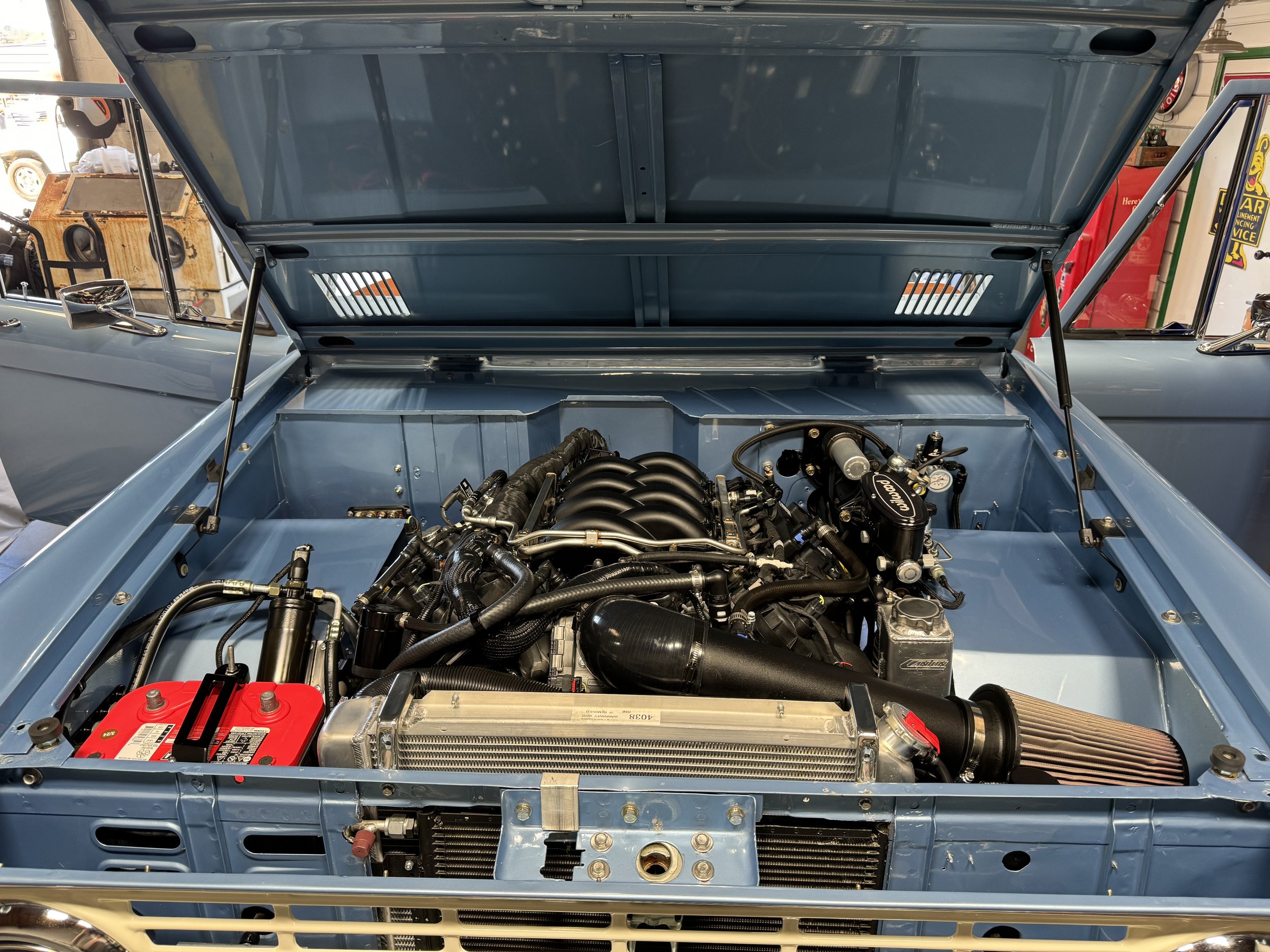 Gen III Coyote in a 73 Bronco 
