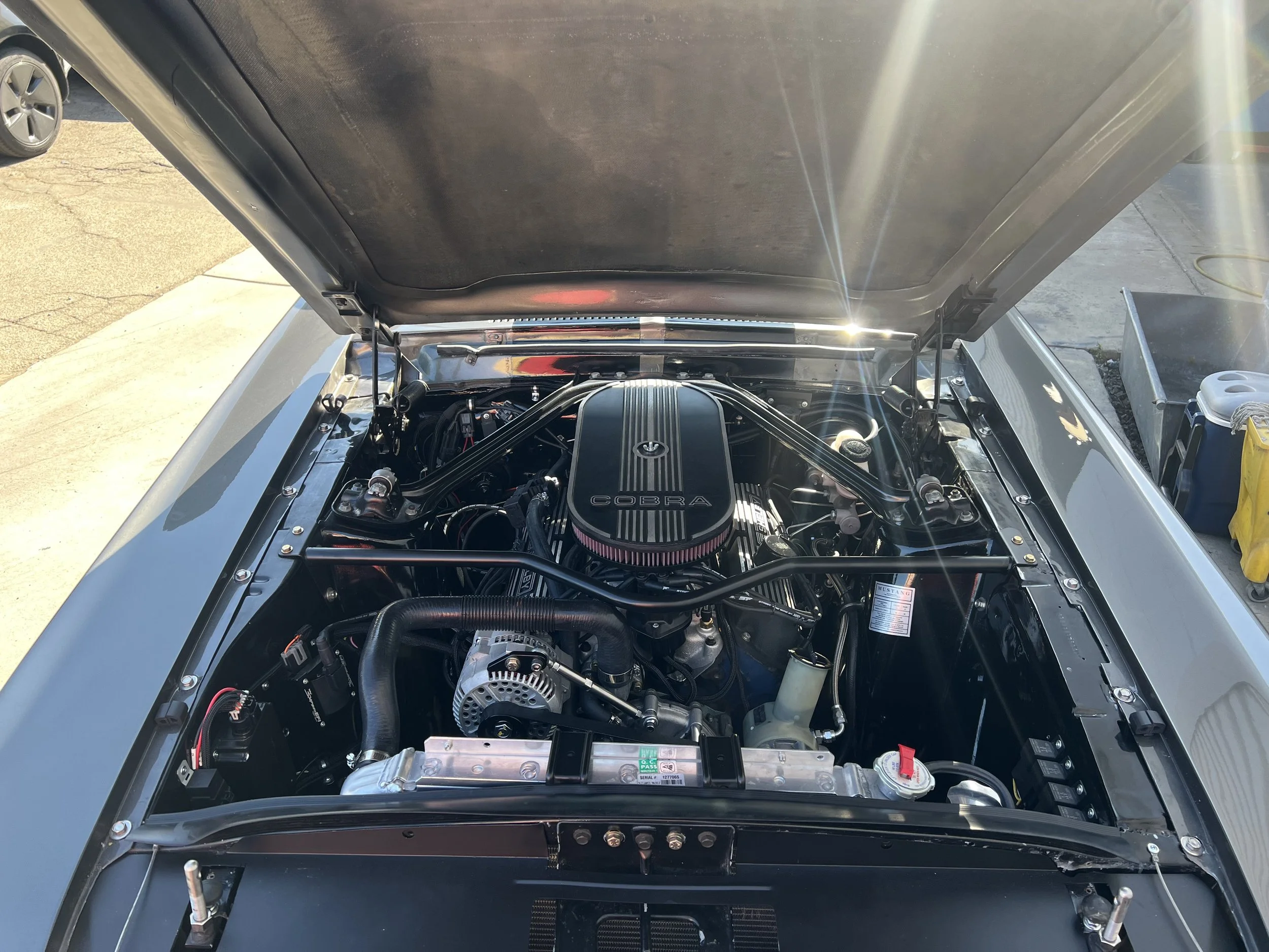 Those Shelby air cleaners with a K&N Airfilter are perfect 
