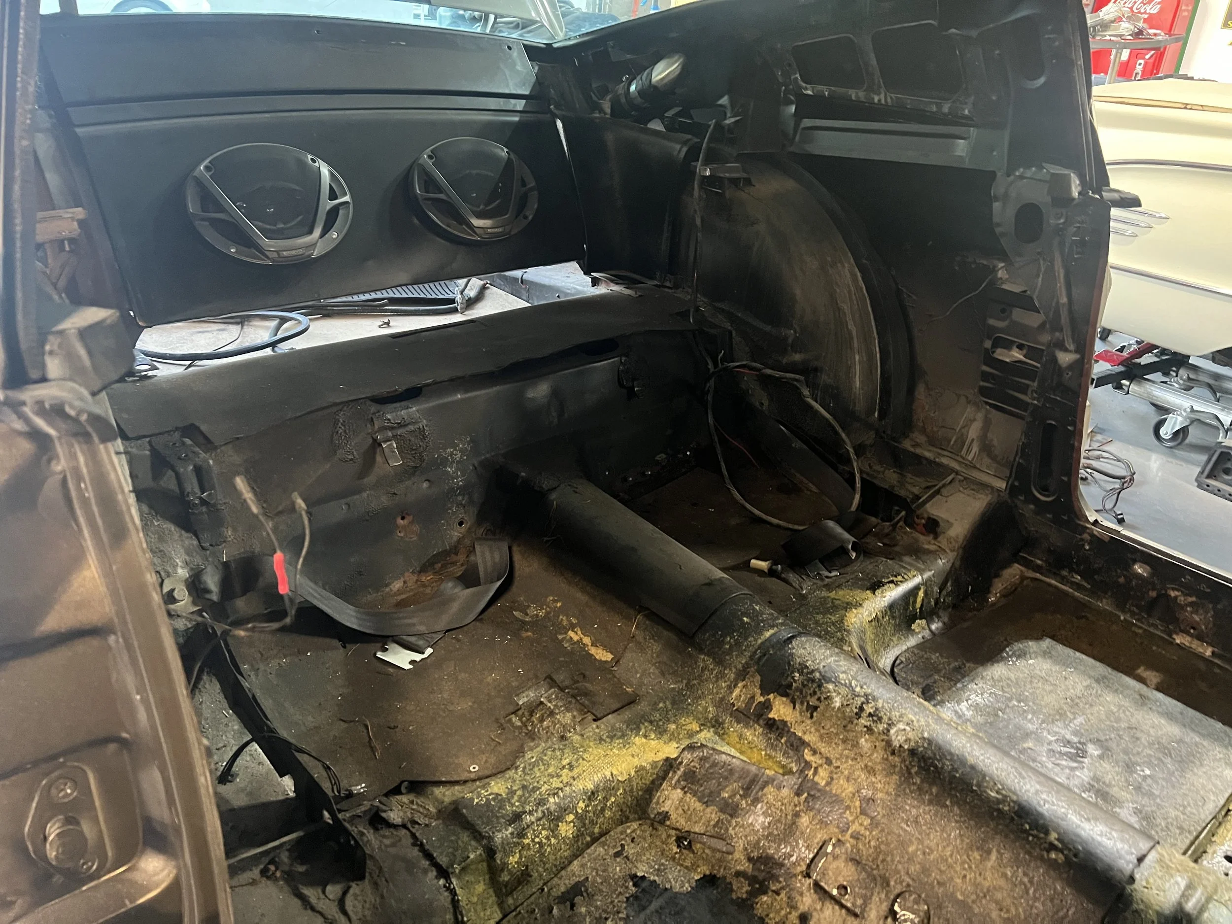 We decided to update the interior carpet as well on her.  