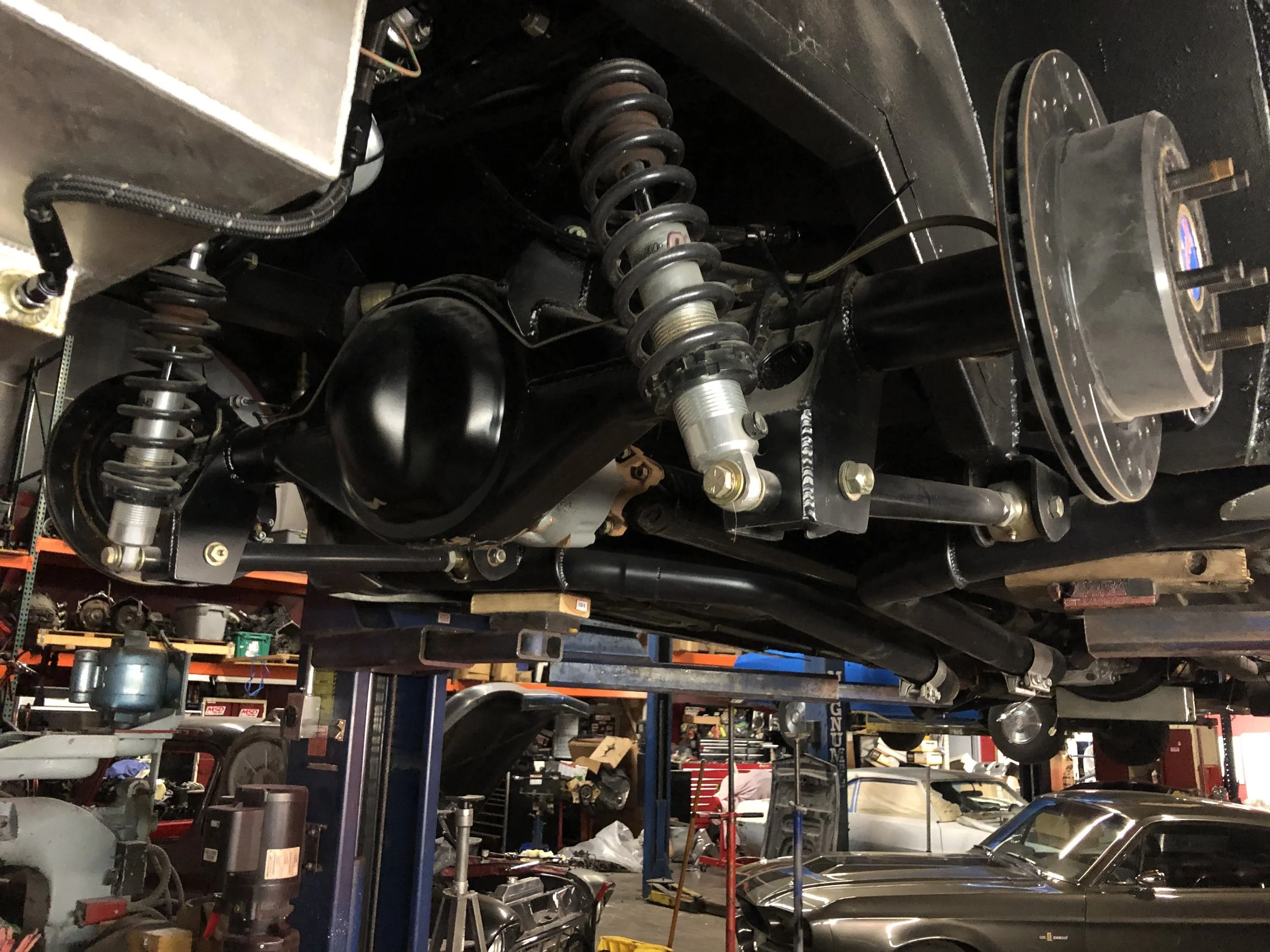 Back Halved 4 link Mustang 
