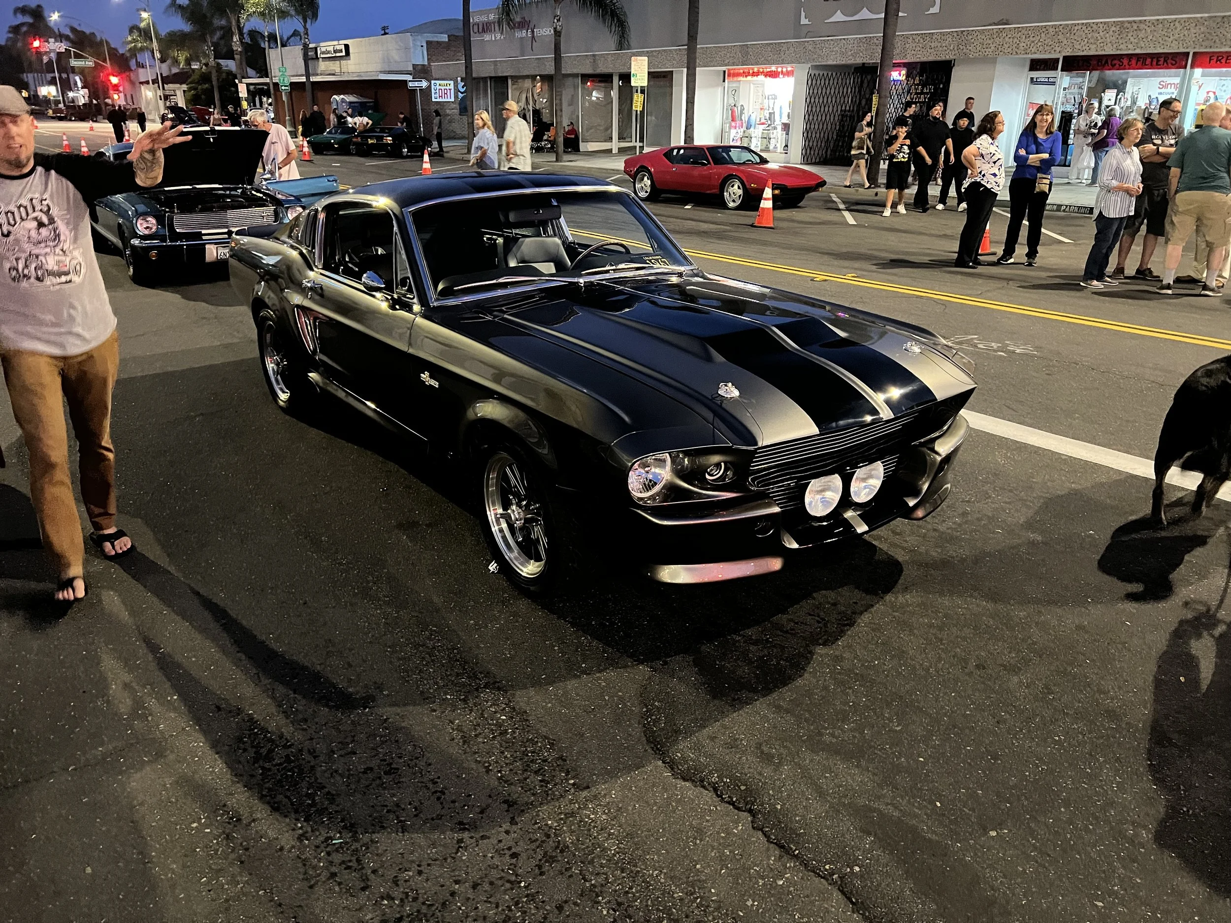 Night time at the show