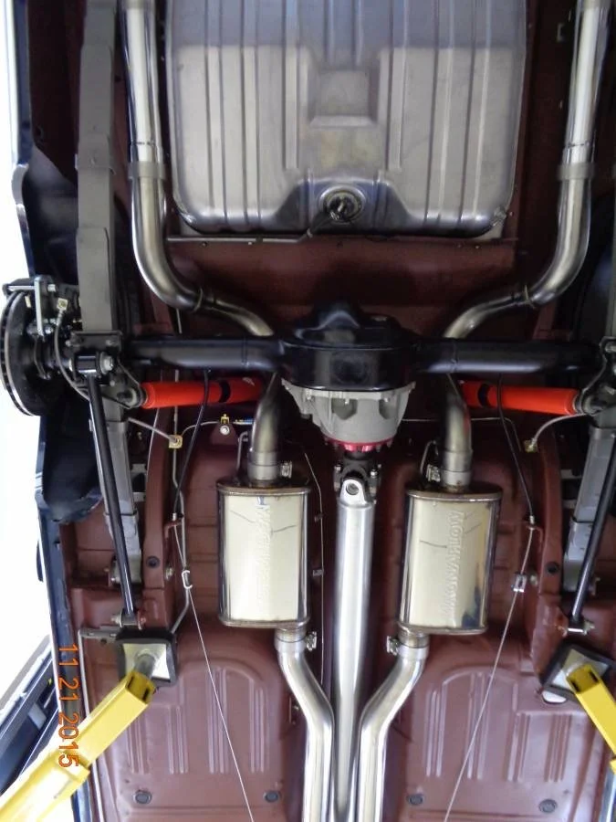 Detailed undercarriage 67 Mustang