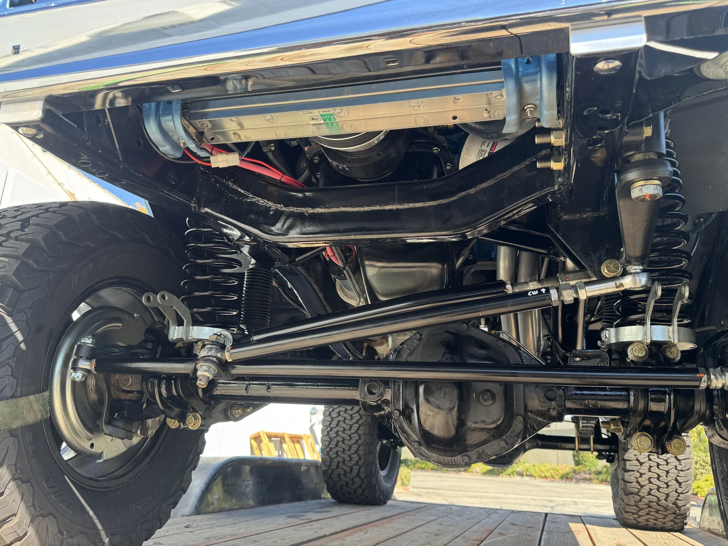 A look under of how clean everything is