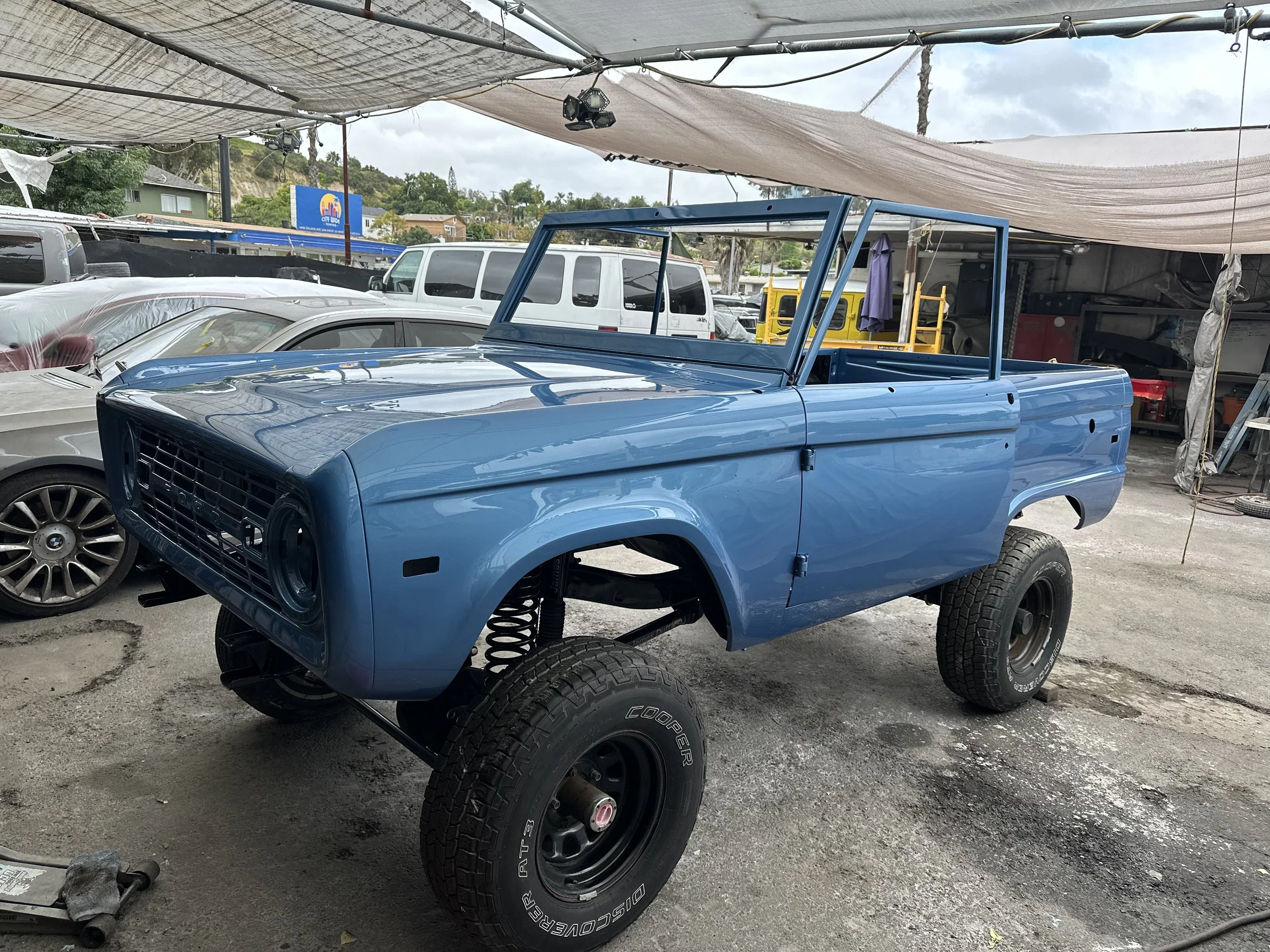 Fresh out the paint booth, PPG's Vibrance Collection & Porches Gemini Blue made for a killer combo