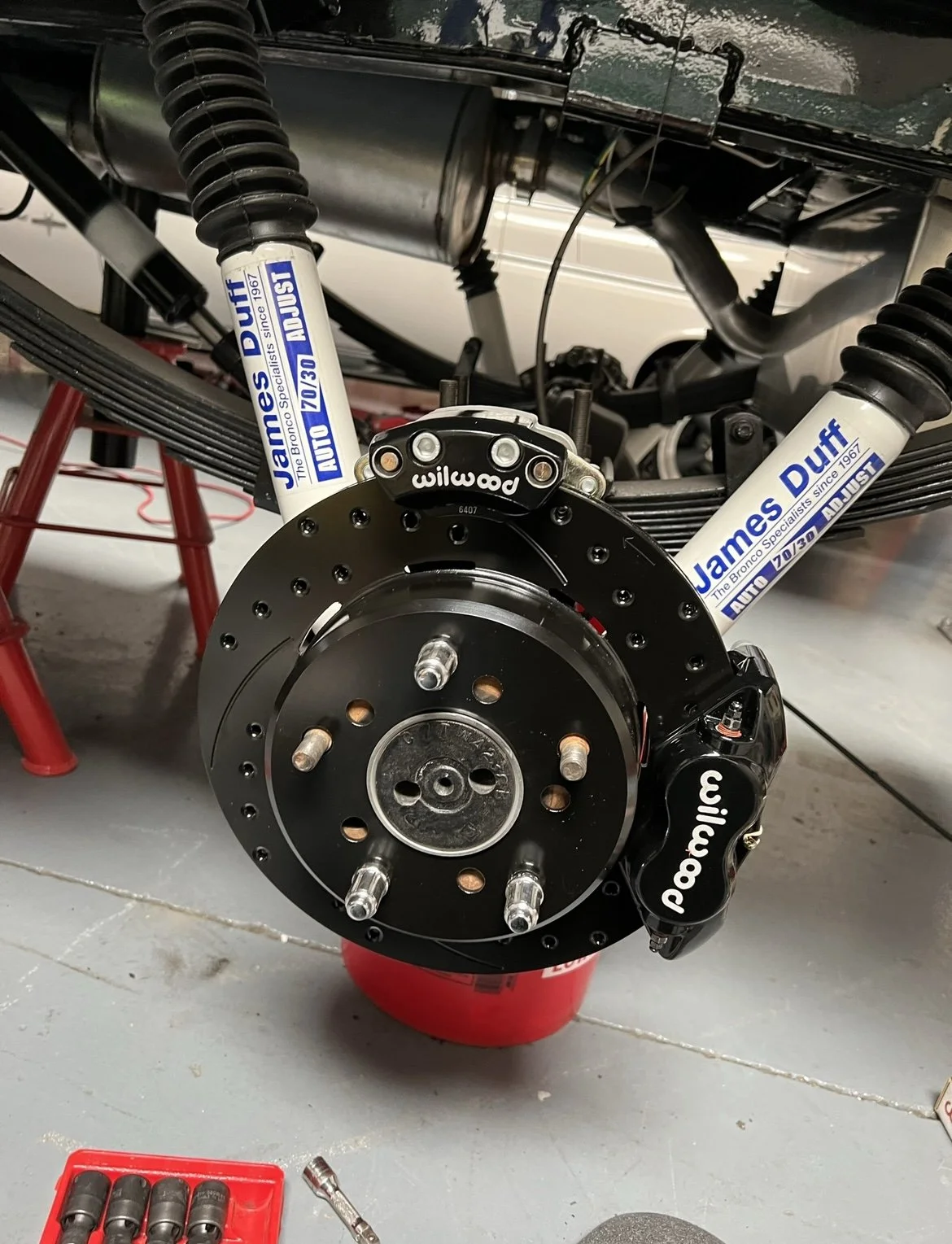 Rear wilwoods with E brake 