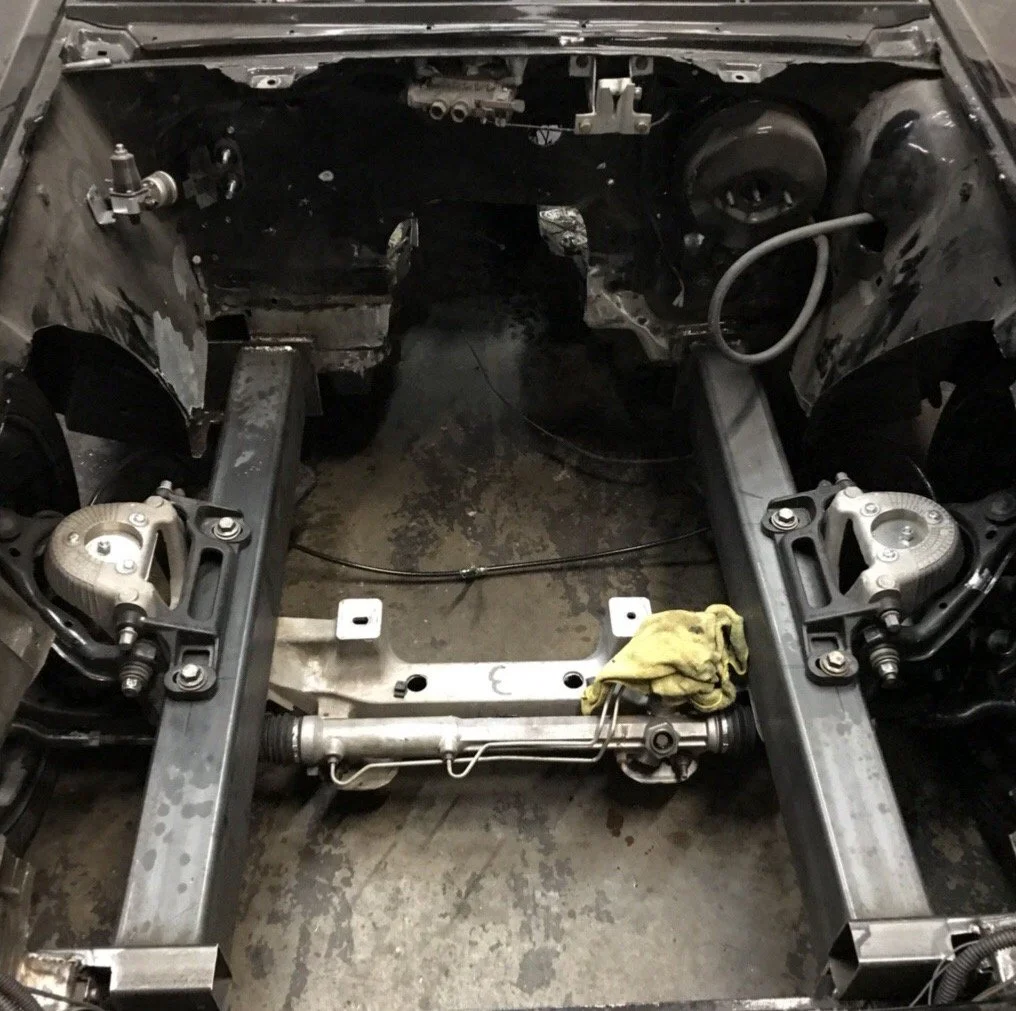 Crown Vic Front end install on a 61 Lincoln