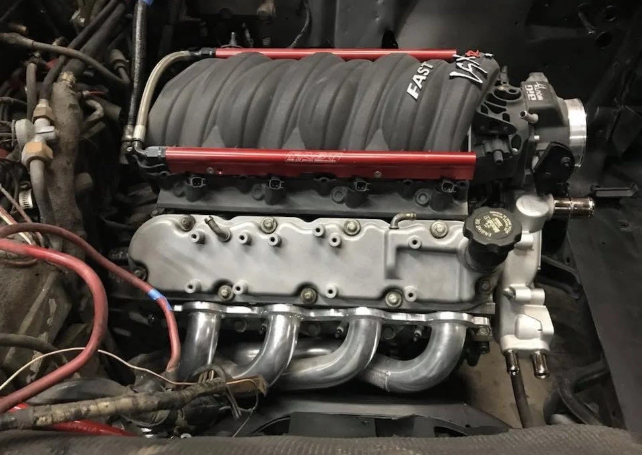 Test fitting LS Swap in 68 Lincoln