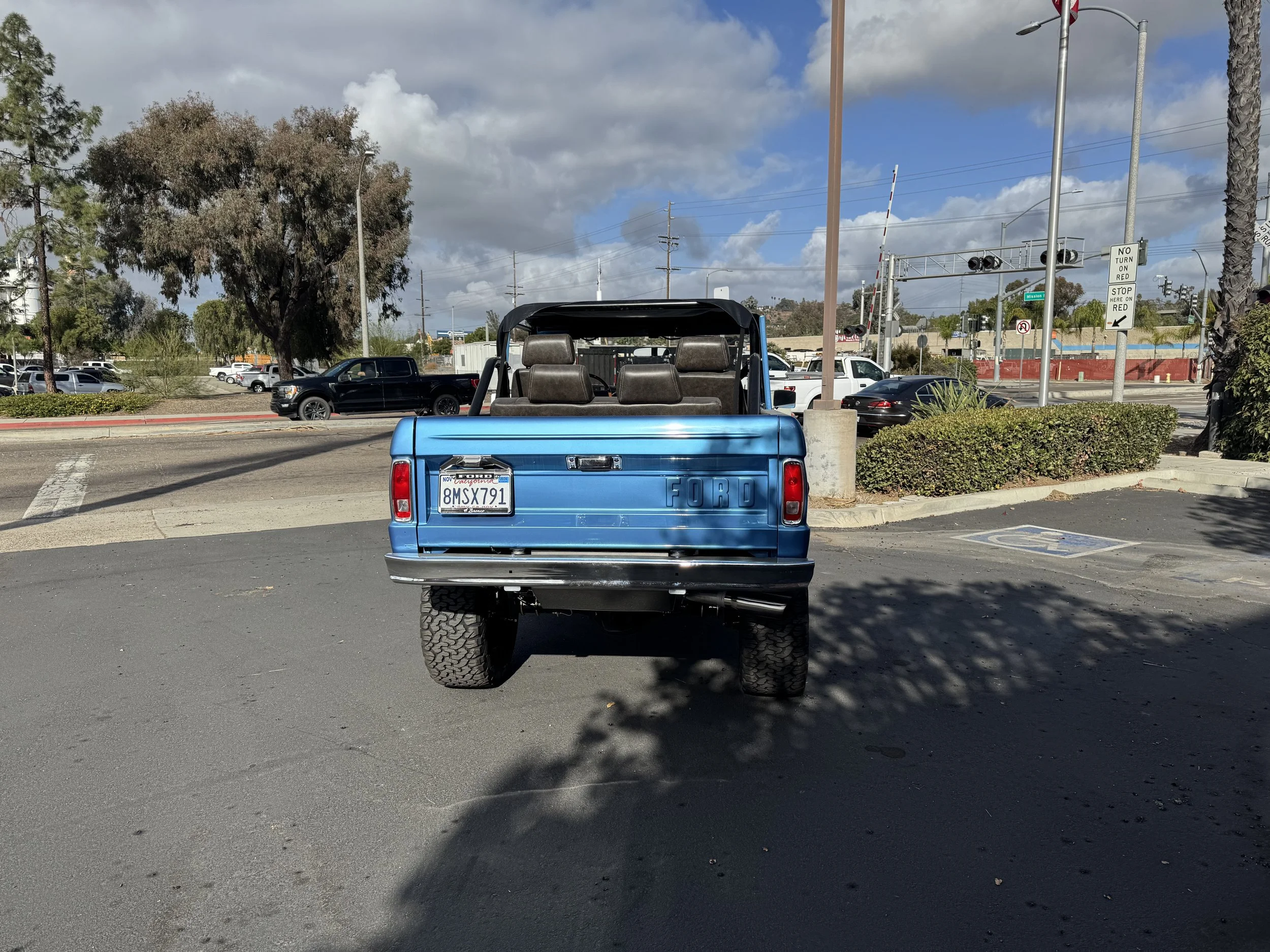 Just a great view of how much that gemini blue pops in the sun