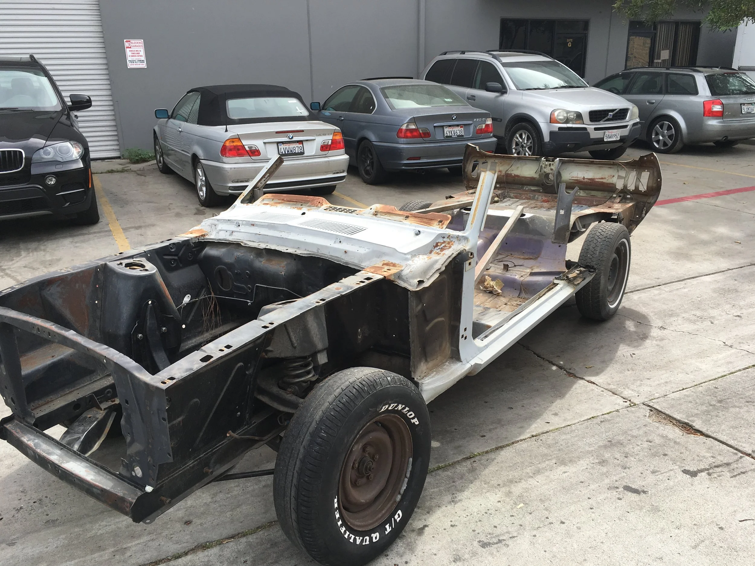 And she's ready for media blast.  Every build we do gets media blasted or hand stripped.  We don't need any previous work coming back to haunt us especially after delivery.  Juice simply isn't worth the squeeze, plus there's something to having a com