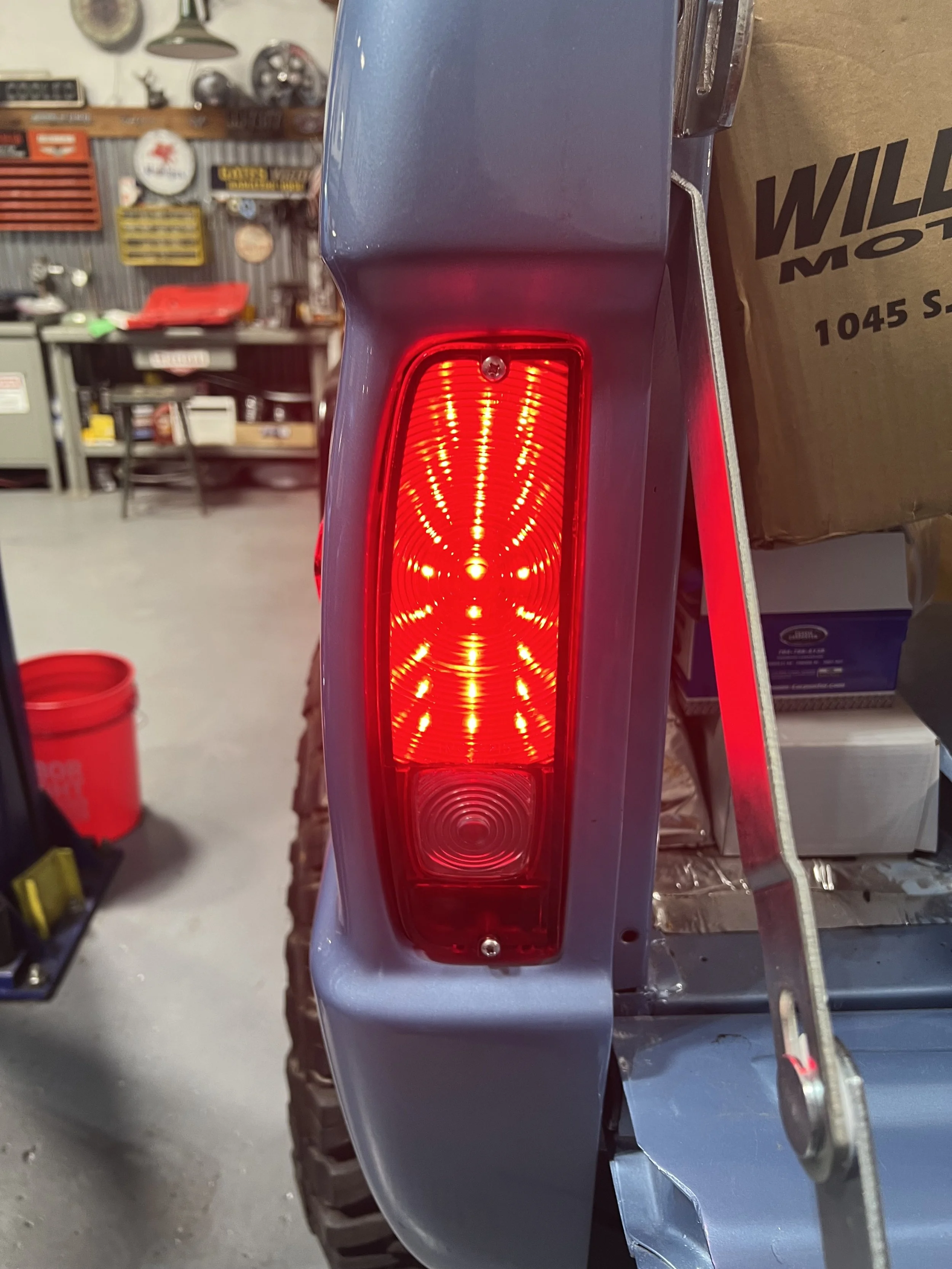Those LED panels are bright!