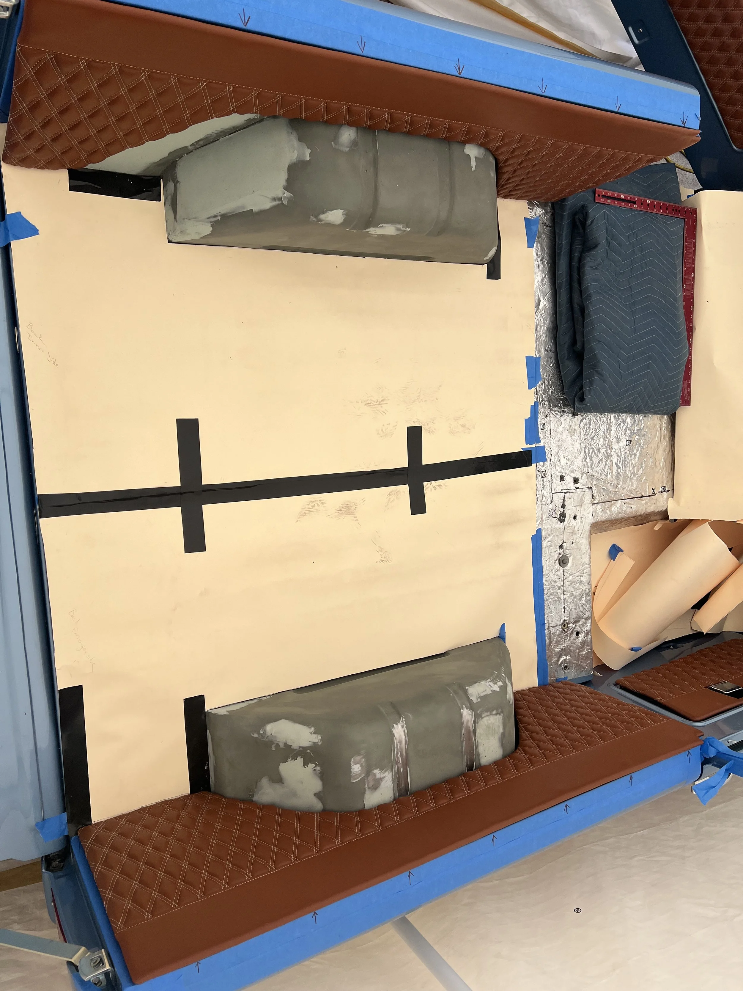 Templates templates, templates.  Ive you can't make it fit with poster board, its not gonna fit in whatever you're thinking.  We send the time to make it fit snug, we can modify if needed.  