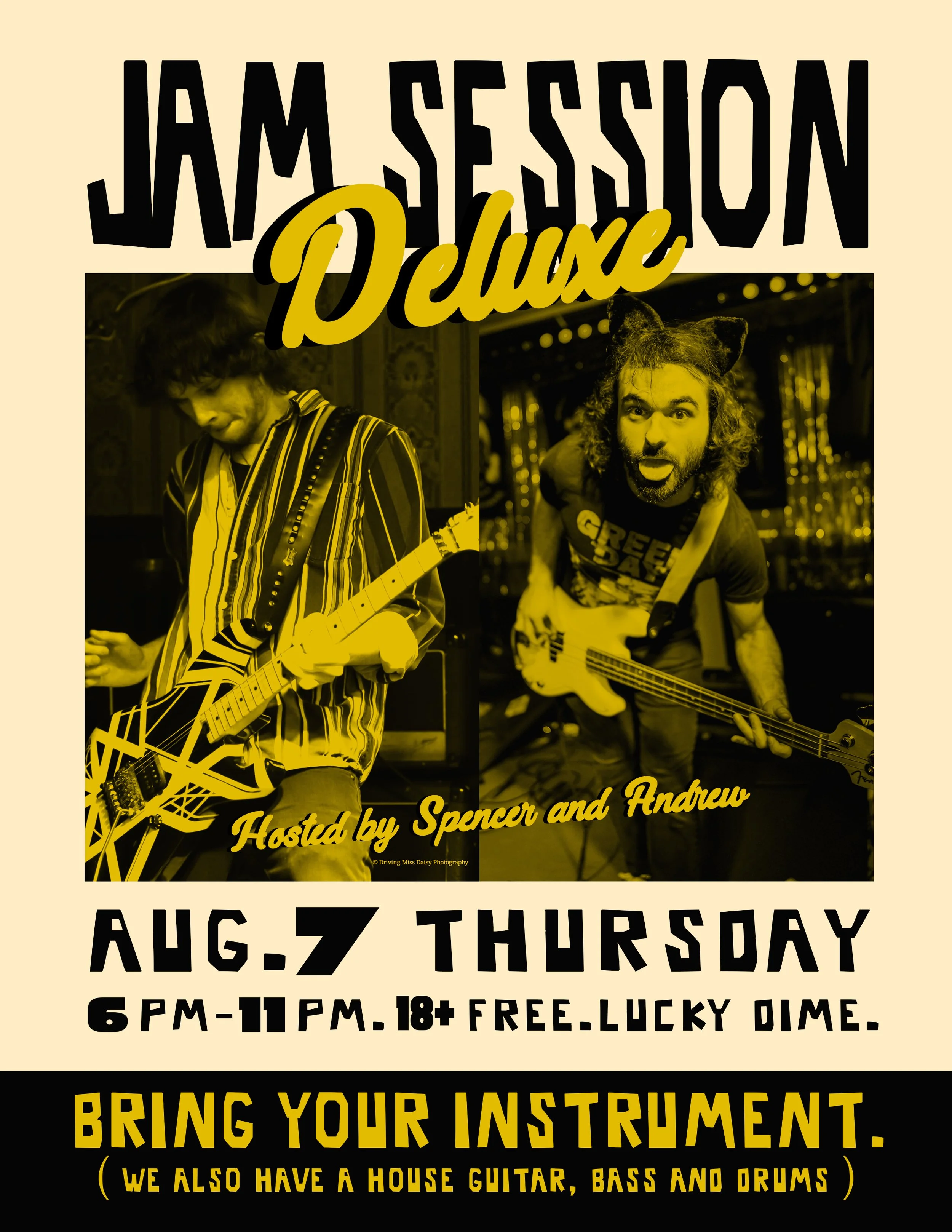 Jam Session Deluxe, Hosted by Spencer & Andrew