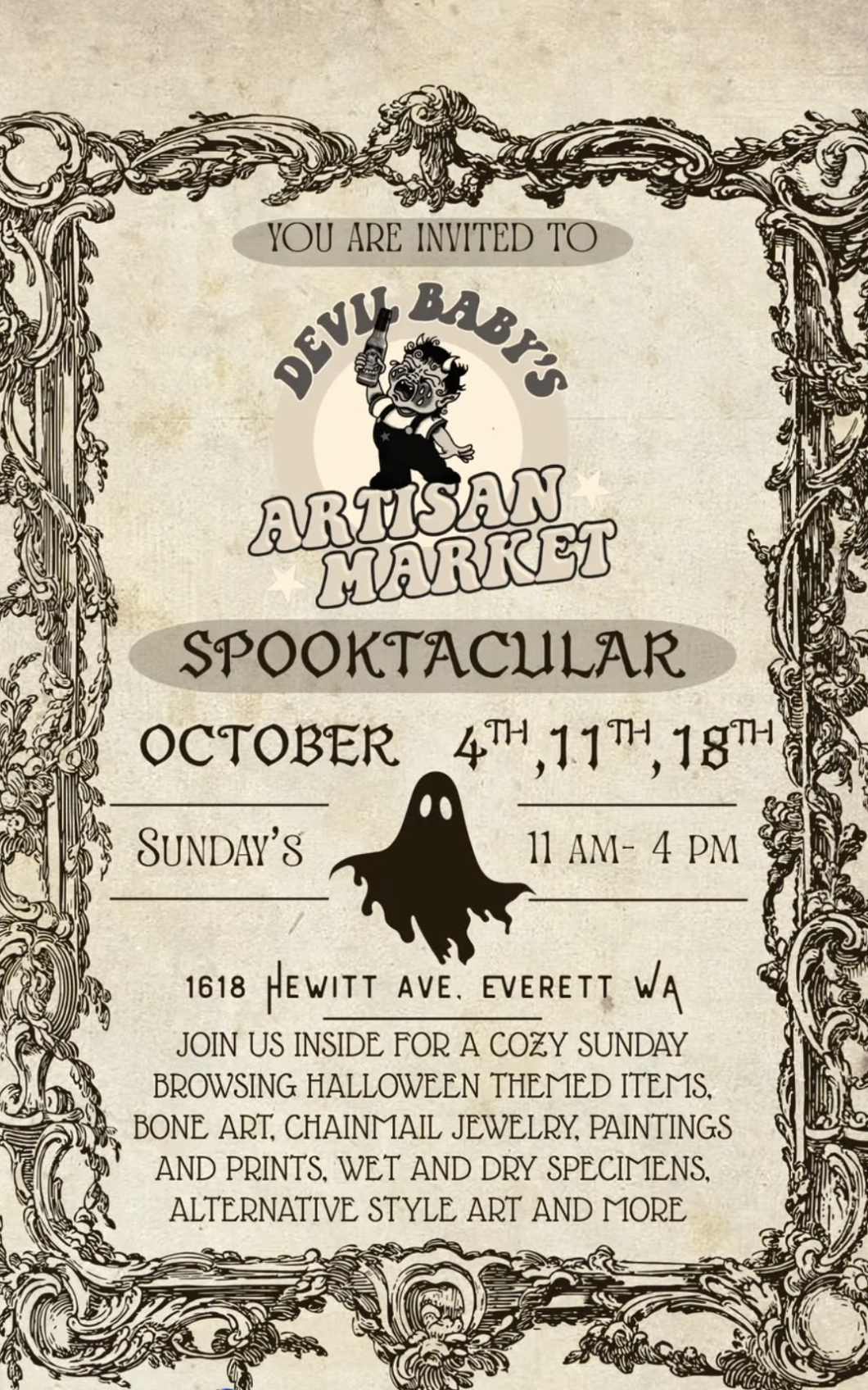 Devil Baby's Artisan Market ( Halloween Edition) 