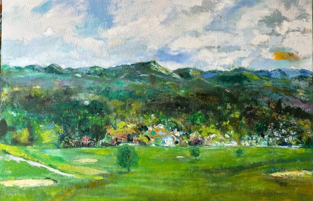 Langhorne Place from Salem Golf Course
24"x36", plus frame