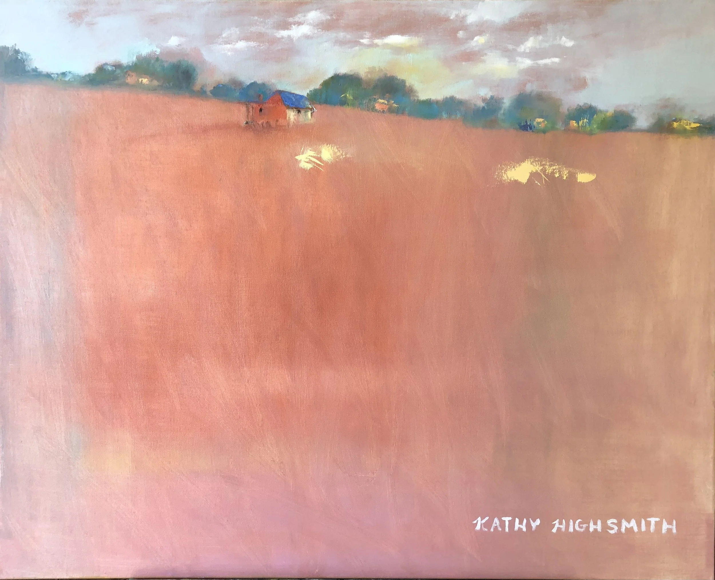 "Wheat Field "24"w x 30"h