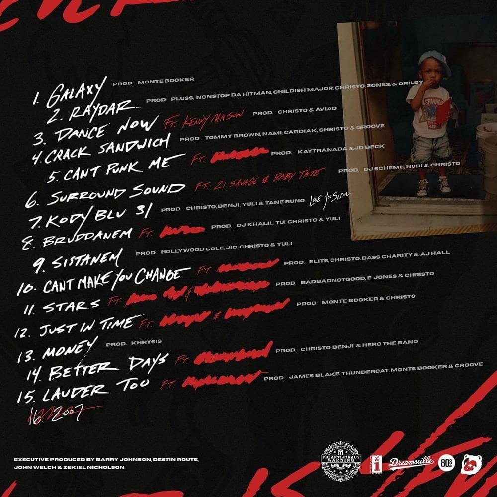 JID - The Forever Story Tracklist