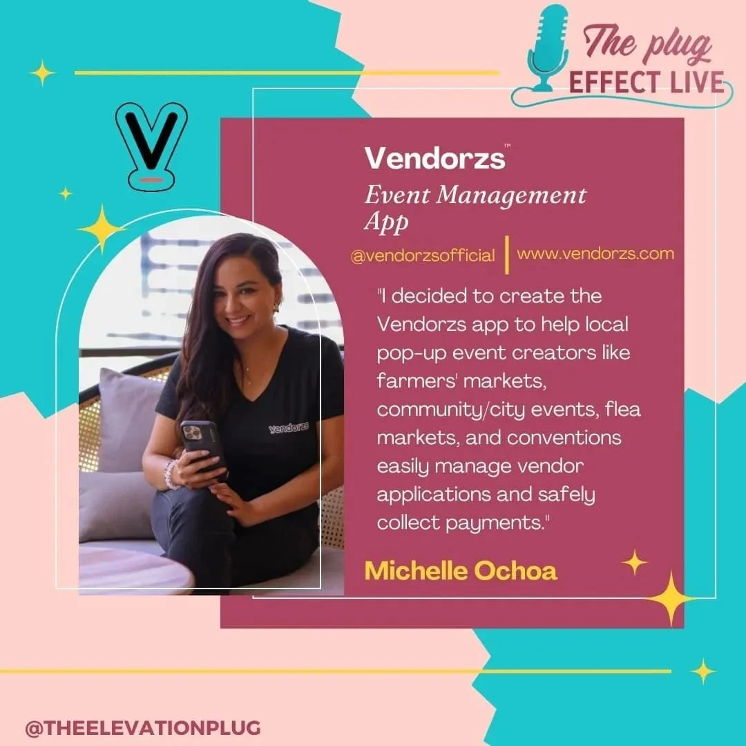 🔌Are you plugged in? We have gotten such amazing feedback so far on Episode 2 where we talked to Michelle Ochoa @moknowsdallas the CEO of Vendorzs @vendorzsofficial and our Mompreneur of Tech. 

Learn about her journey into entrepreneurship and how 