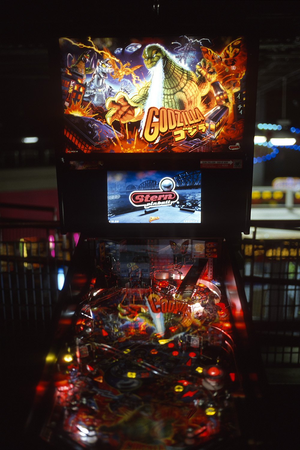 Pinball machine at arcade, Tempe, Arizona