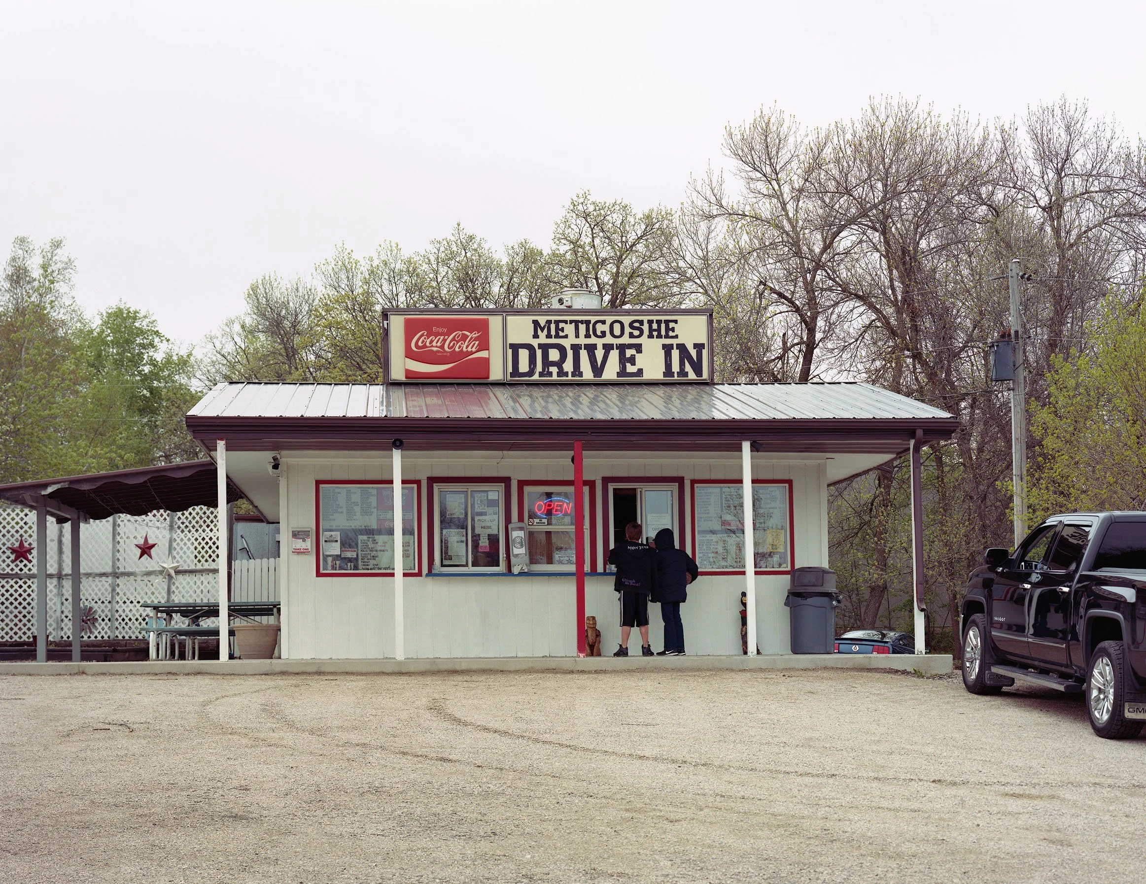 Drive-in restaurant, Lake Metigoshe, North Dakota