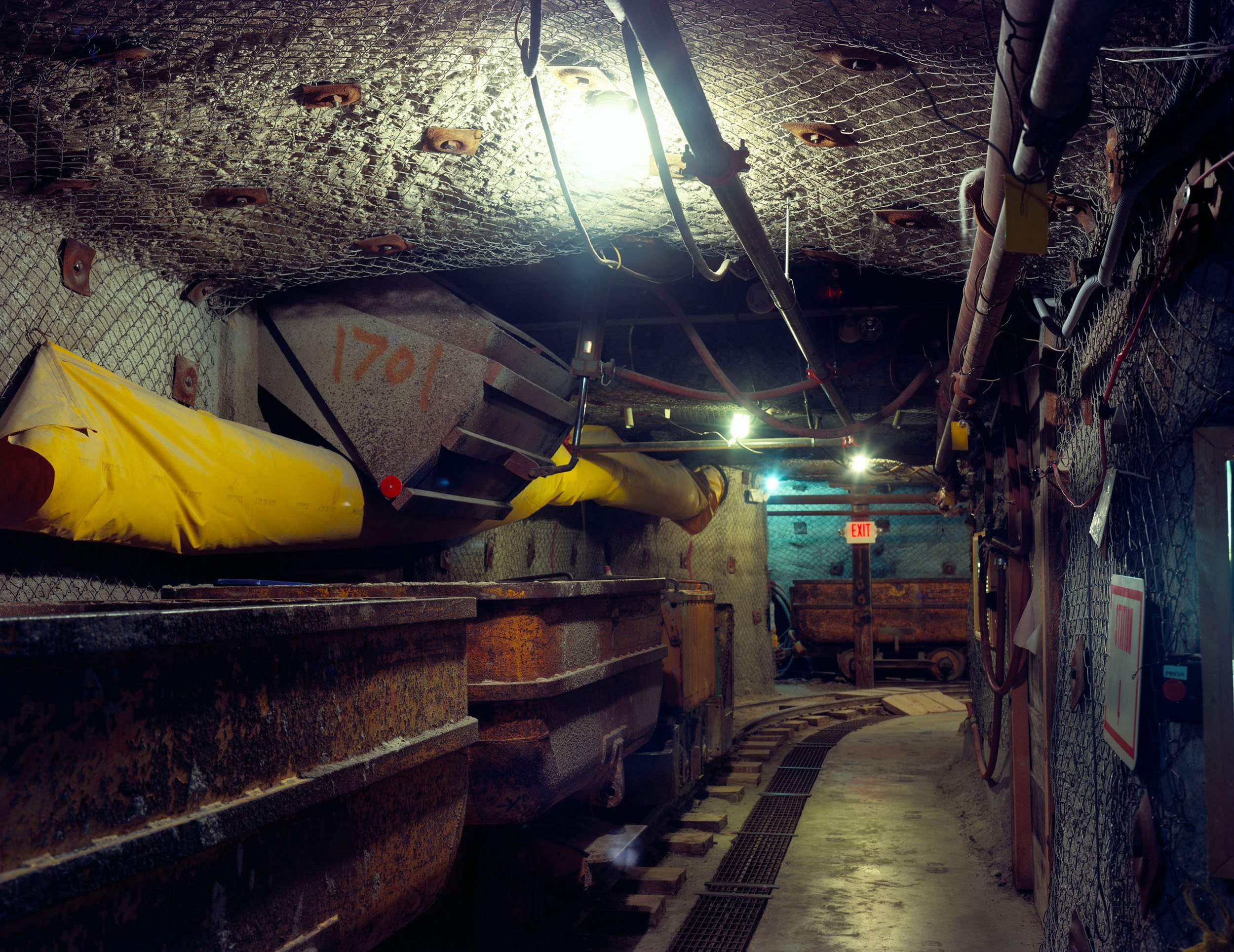 Ore train cars, Uranium Mine Museum, Grants, New Mexico