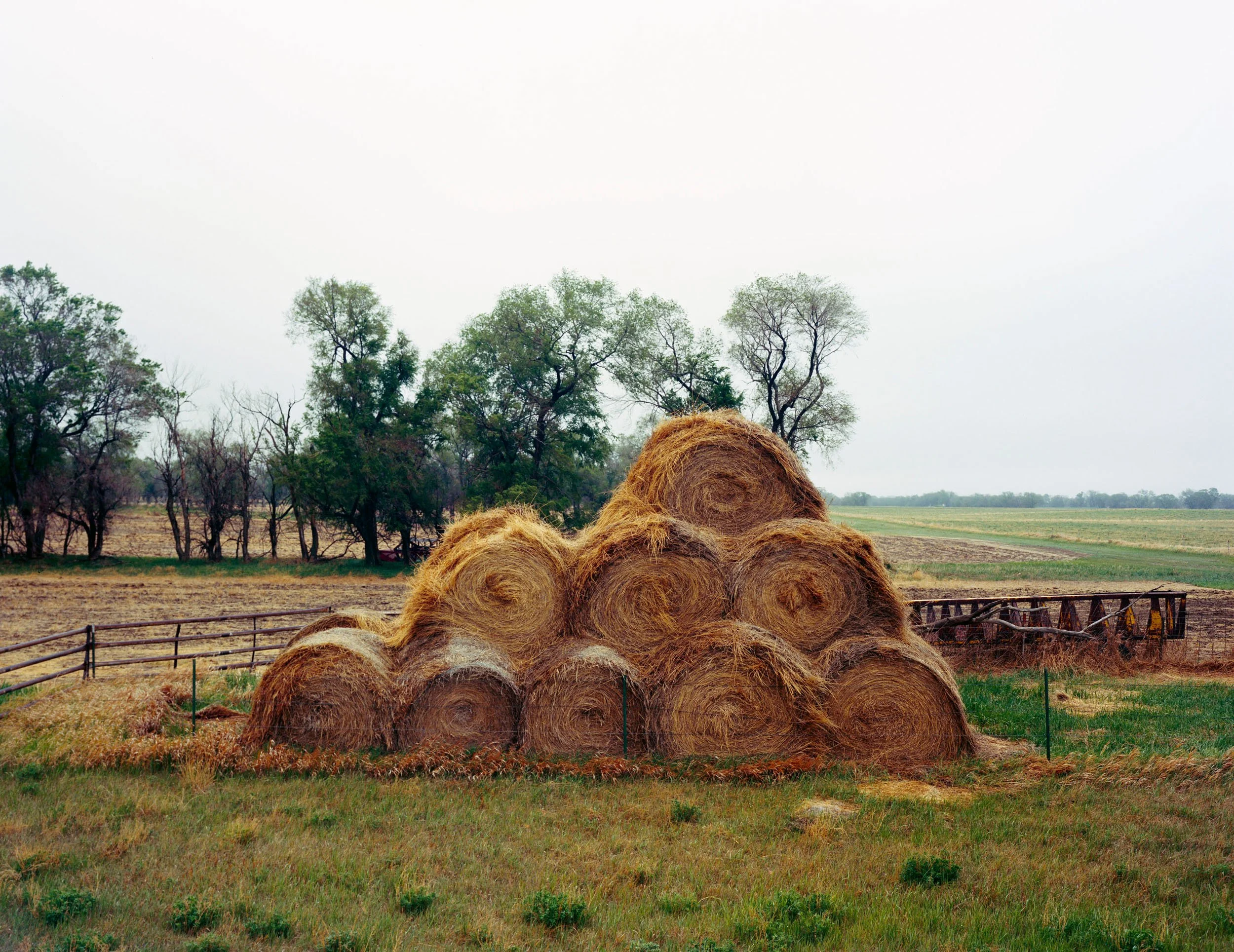 Hay stack, Taylor, North Dakota