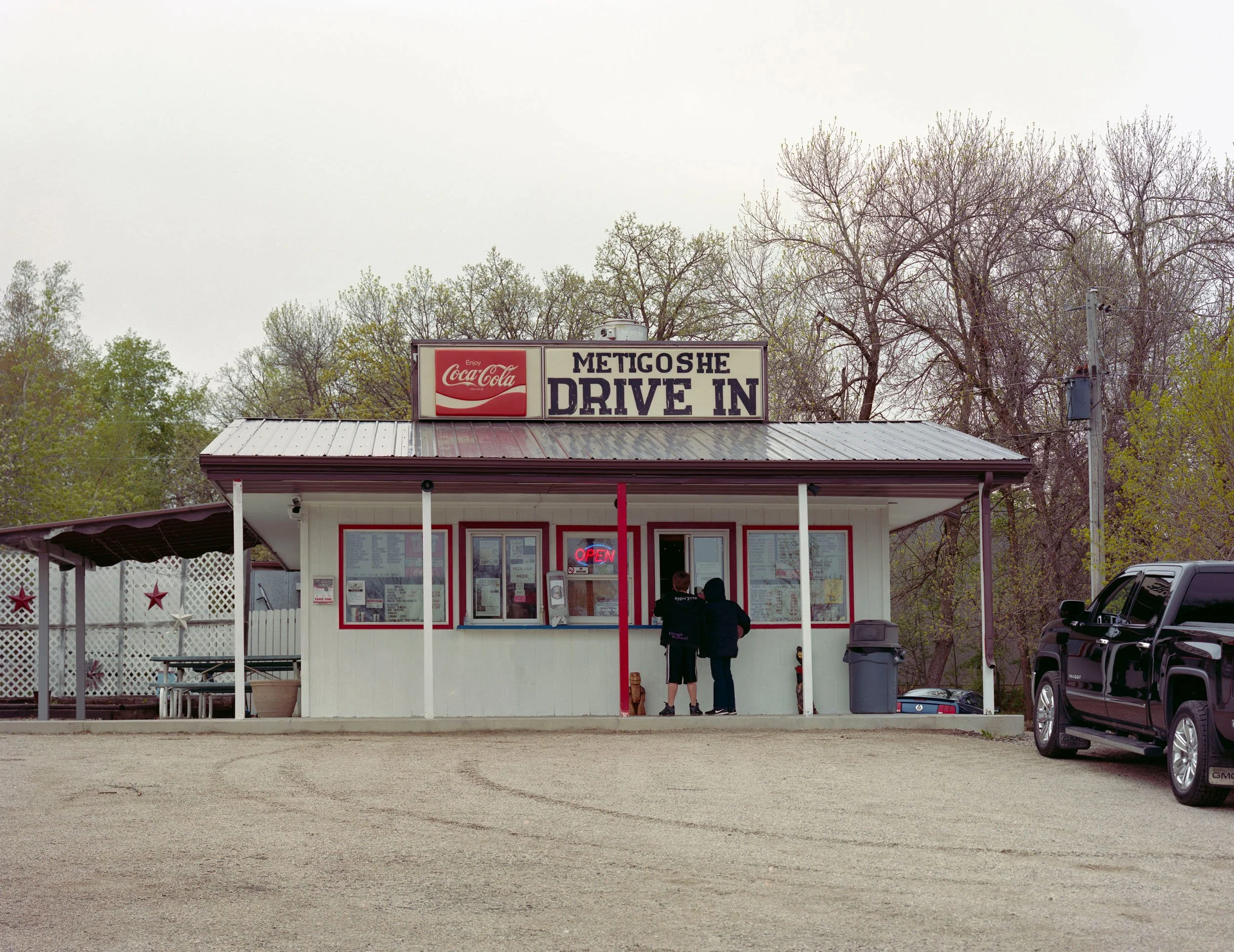 Drive-in restaurant, Lake Metigoshe, North Dakota