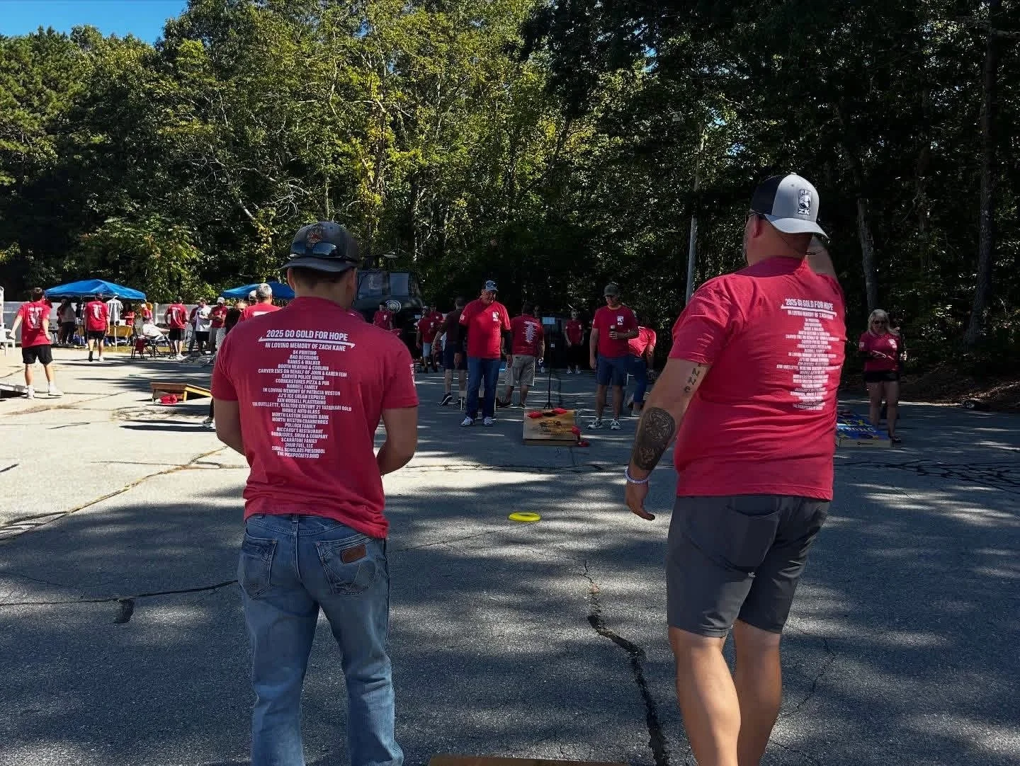 Go Gold For Hope Cornhole Tournament 