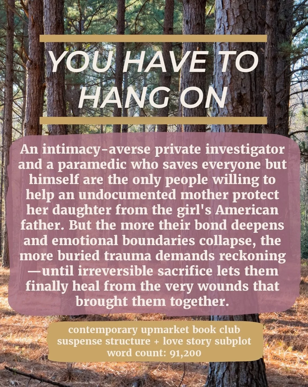 Harriett Sexton doesn&rsquo;t do domestic violence cases, or feelings, or anything requiring even a hint of intimacy. Sawyer Shepard is a compassionate but grief-haunted paramedic who cares compulsively. Their lives collide when they meet Sofia, an u